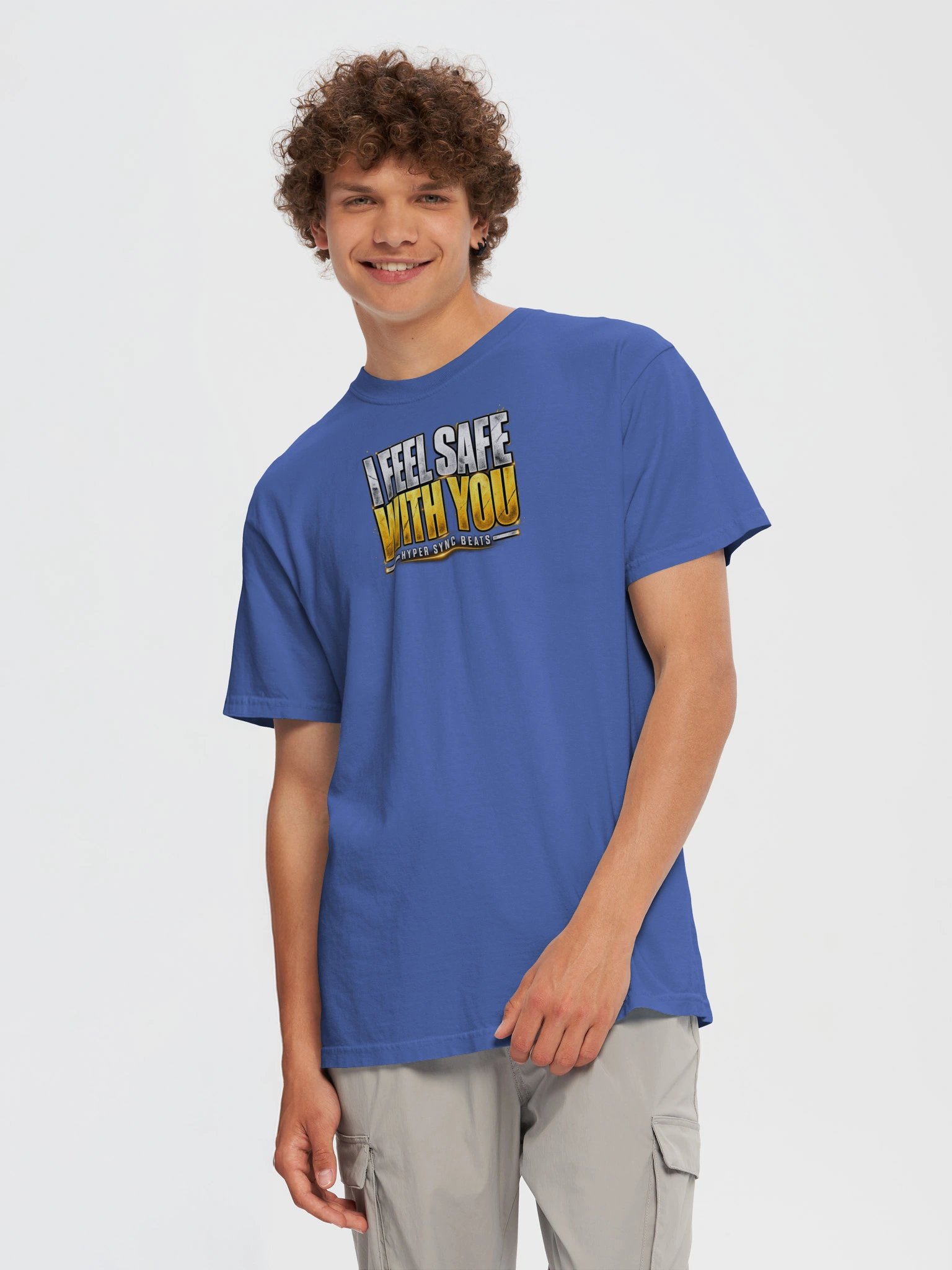 I Feel Safe With You—Hyper Sync Beats Premium Graphic Hoodie product image (131)