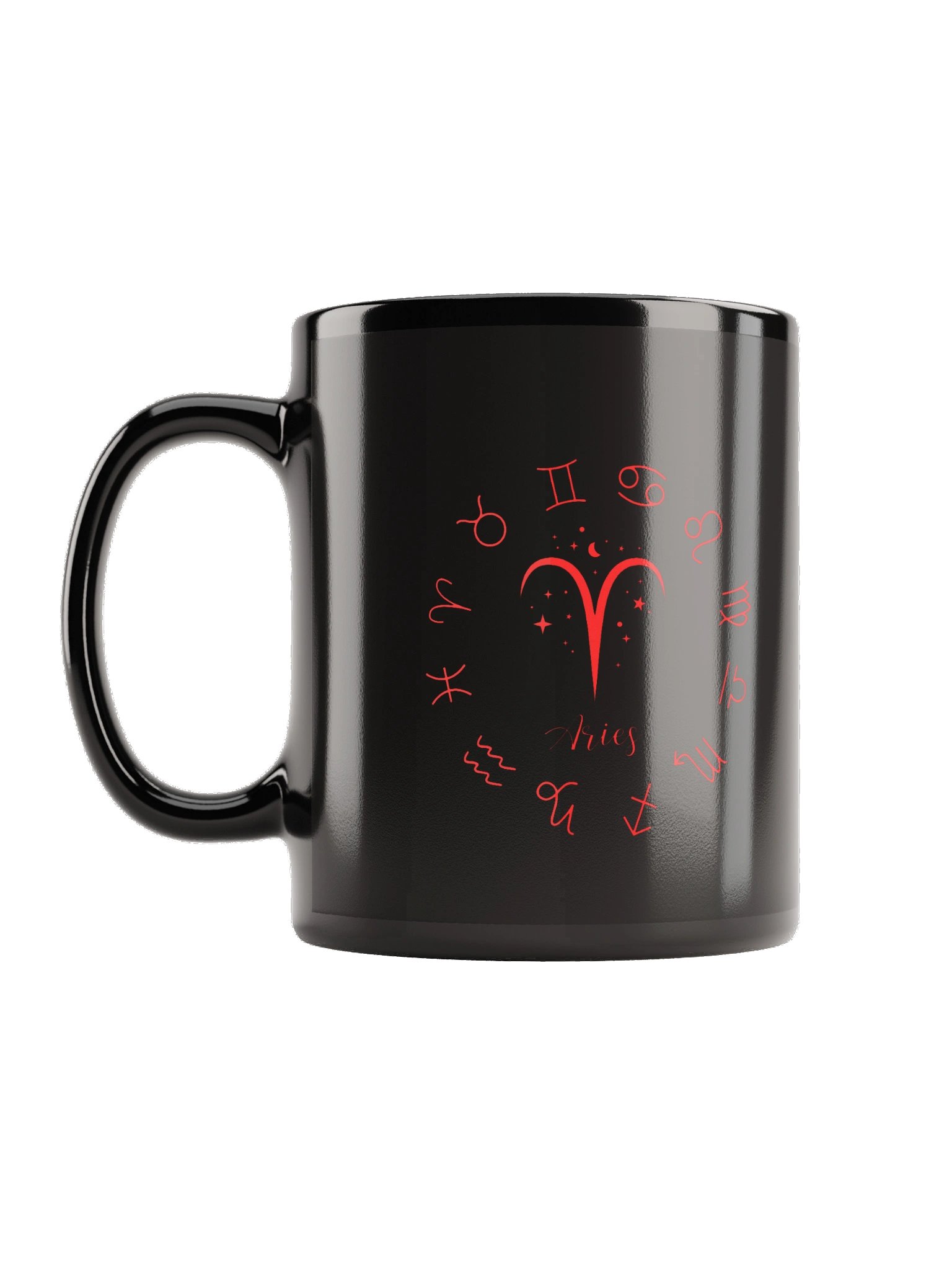 Aries Zodiac Traits Mug | Bold & Courageous Astrology Coffee Mug | Aries Birthday Gift product image (1)
