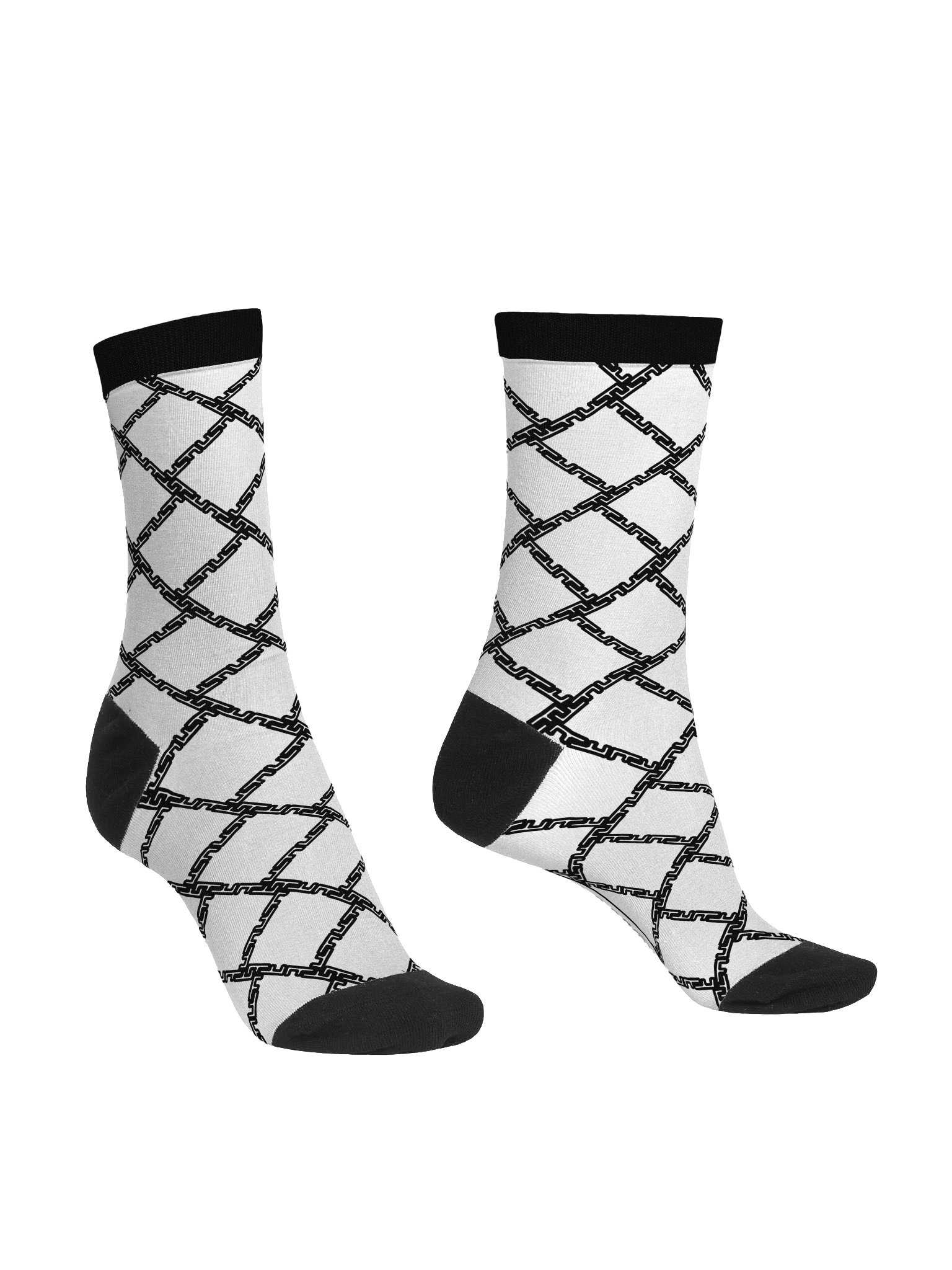 CHAINLINK Socks - White/Black product image (3)