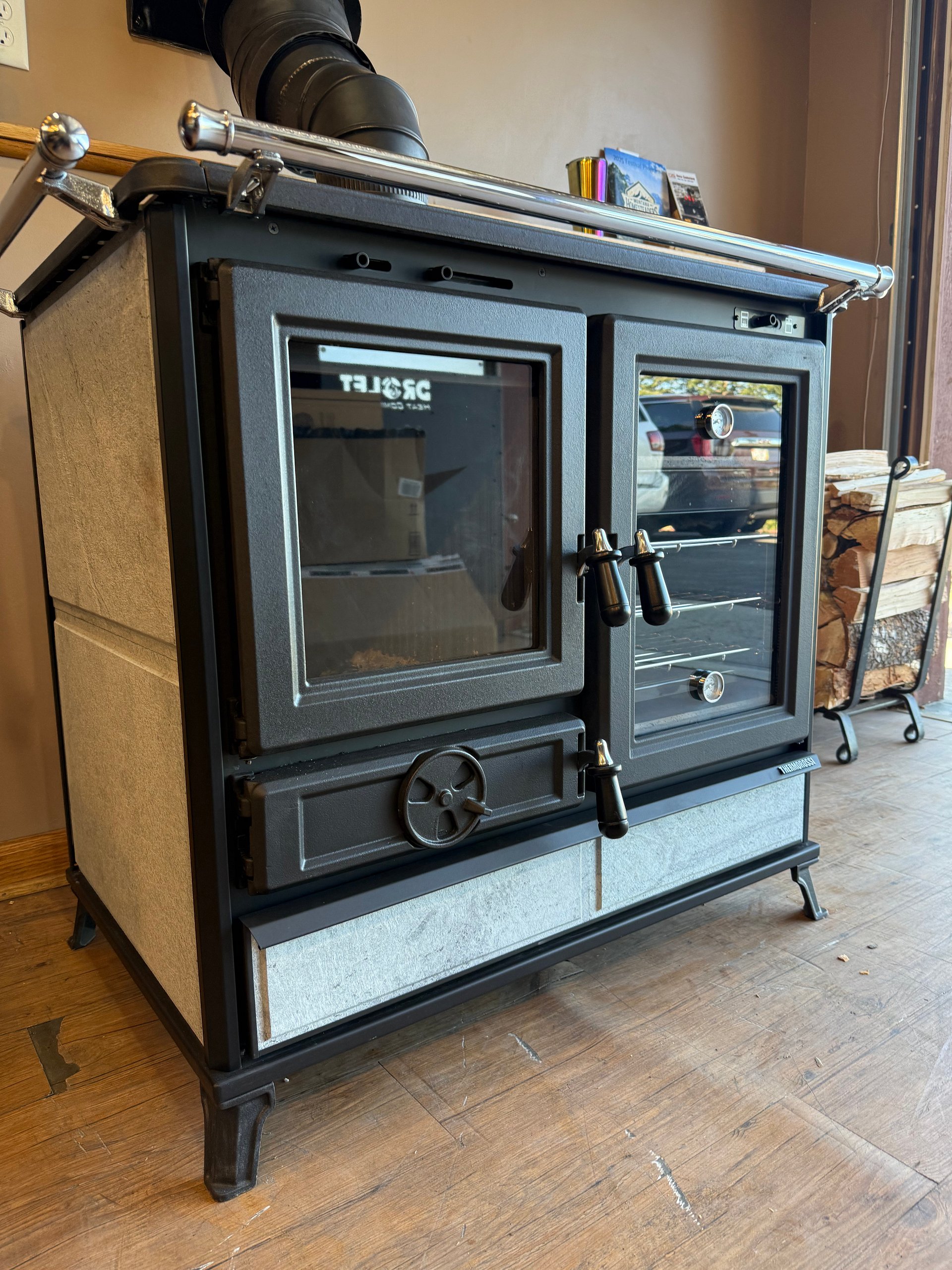 Thermorossi Margherita Soapstone Wood Cook Stove Dual Oven product image (5)