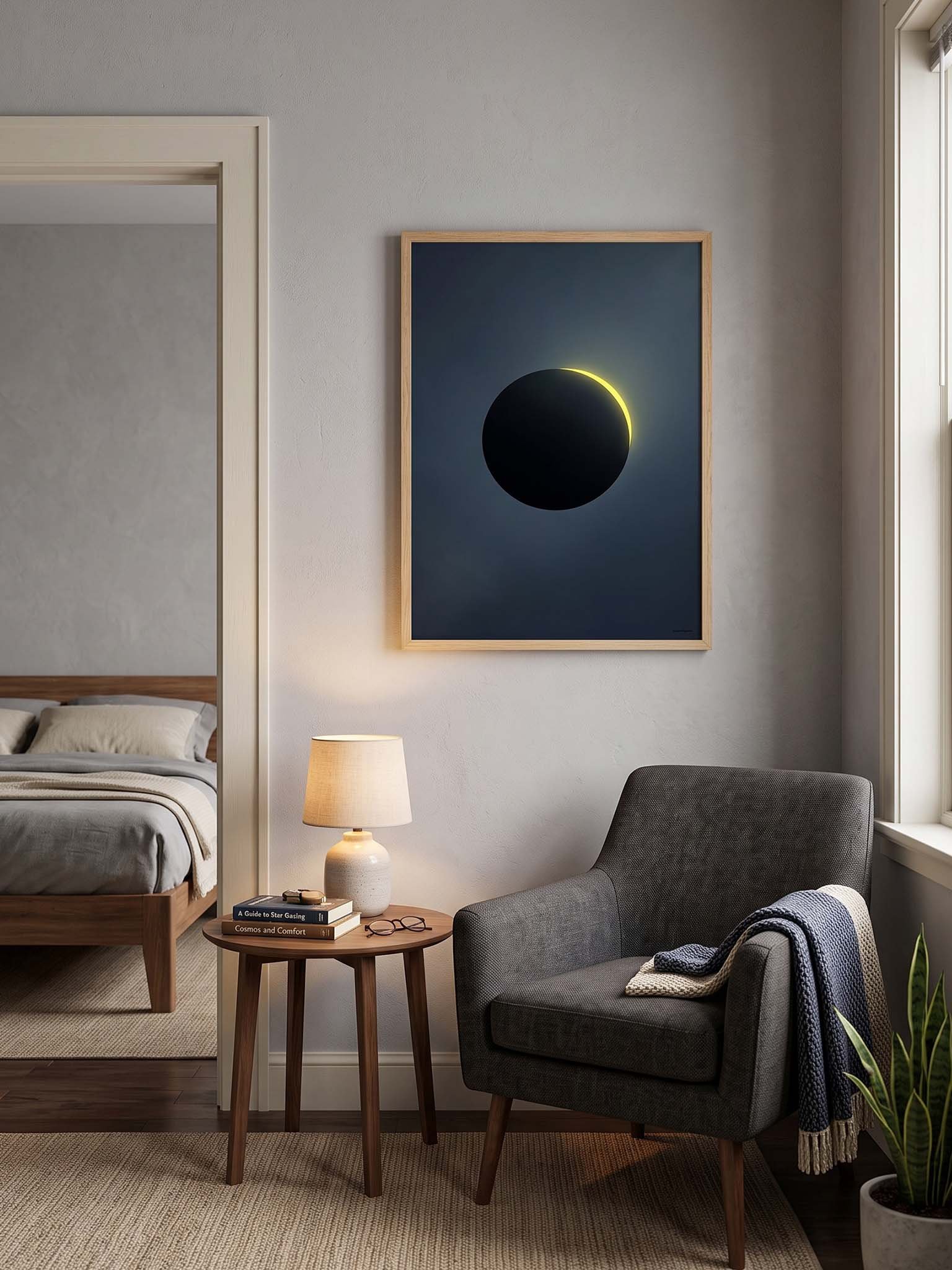 Black Sun - Minimalist Celestial Wall Art product image (61)