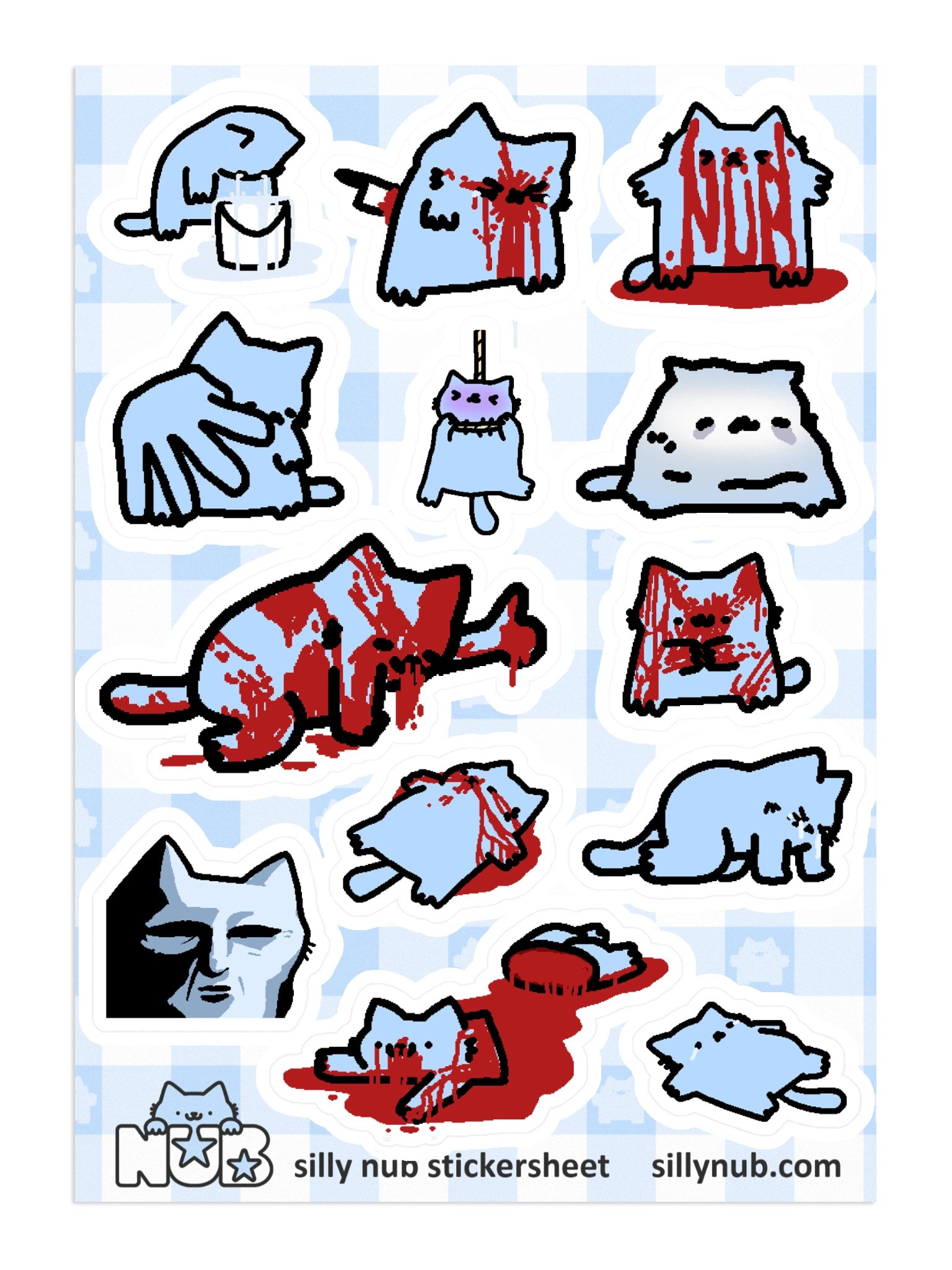 BLOOD!!! stickers!!! product image (1)