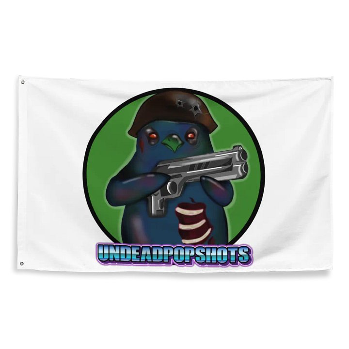 UndeadPopShots Penguin Flag Logo Color Green product image (2)