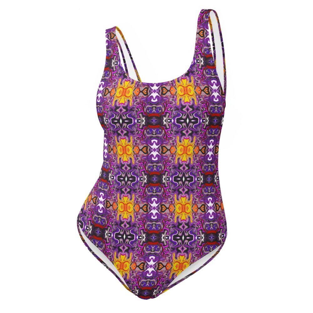 African Inspired Design Purple Swimsuit product image (12)