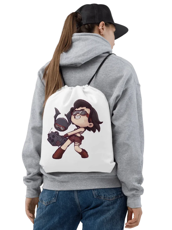 She & Her Pet | Drawstring Bag product image (2)