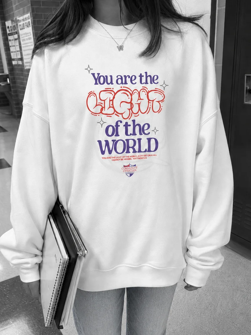 You are the Light CCA - Oversized Sweatshirt product image (1)