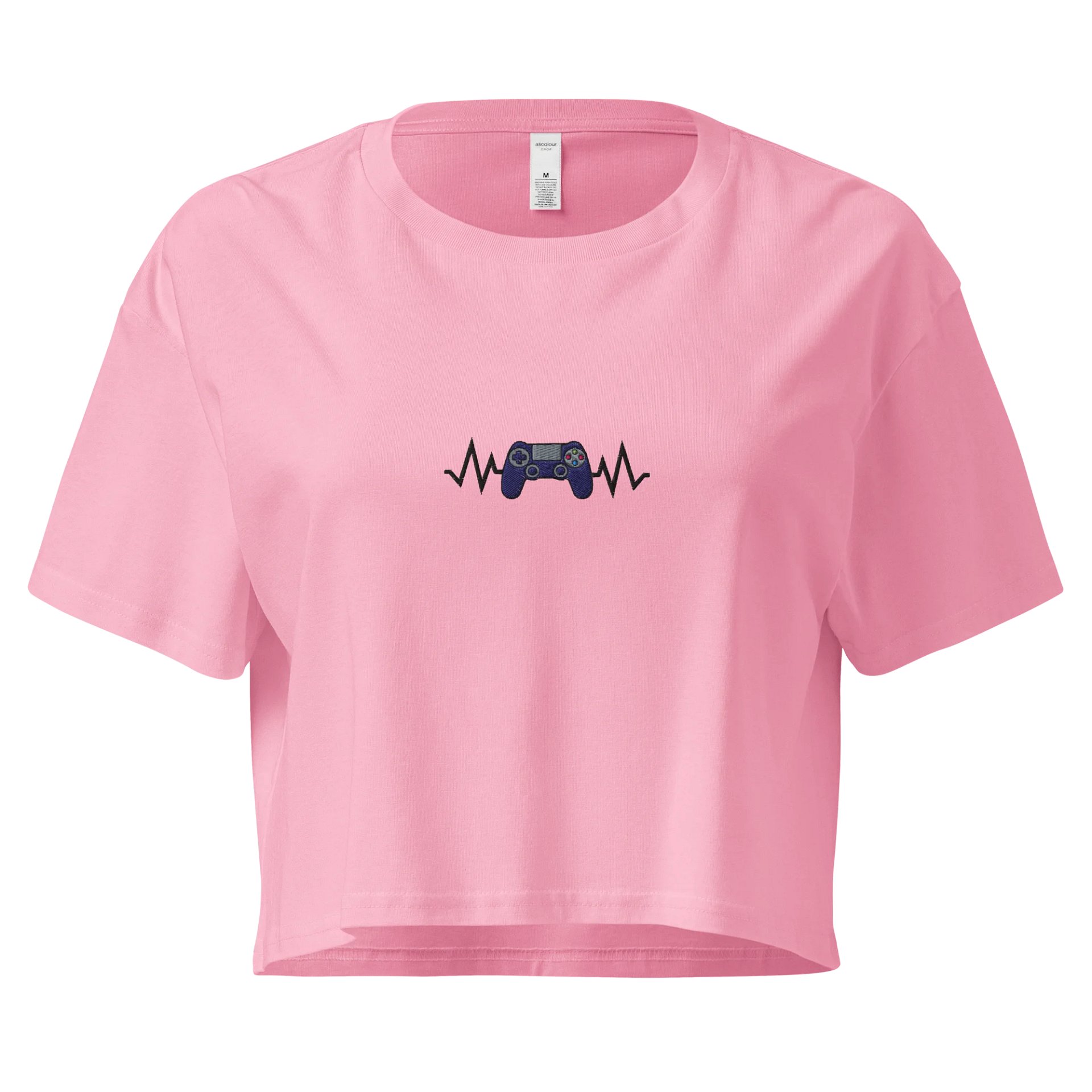 Gamer Pulse PlayStation Embroidered Crop Top product image (1)