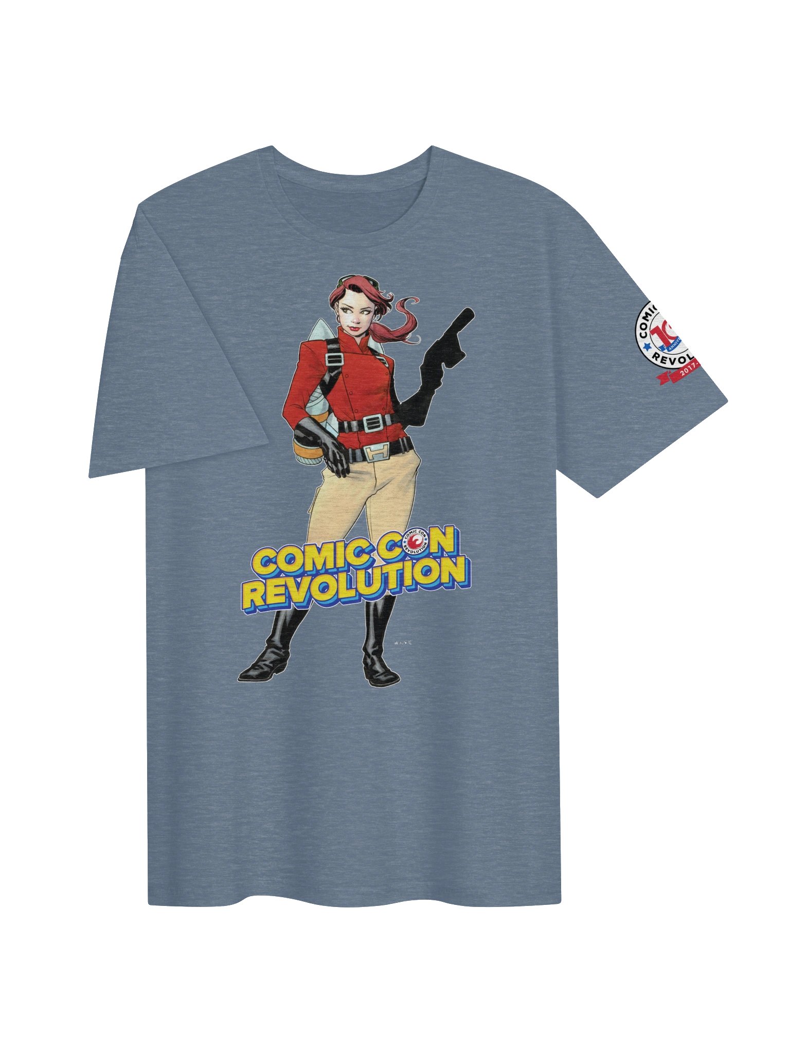 Comic Con Revolution 10th Anniversary Jetpack Jules 2022 Reissue Tee product image (36)