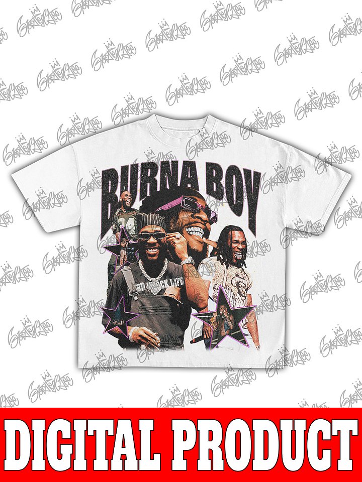 Burna Boy "Odogwu" African Giant Vintage Afrobeats Bootleg Graphic product image (2)