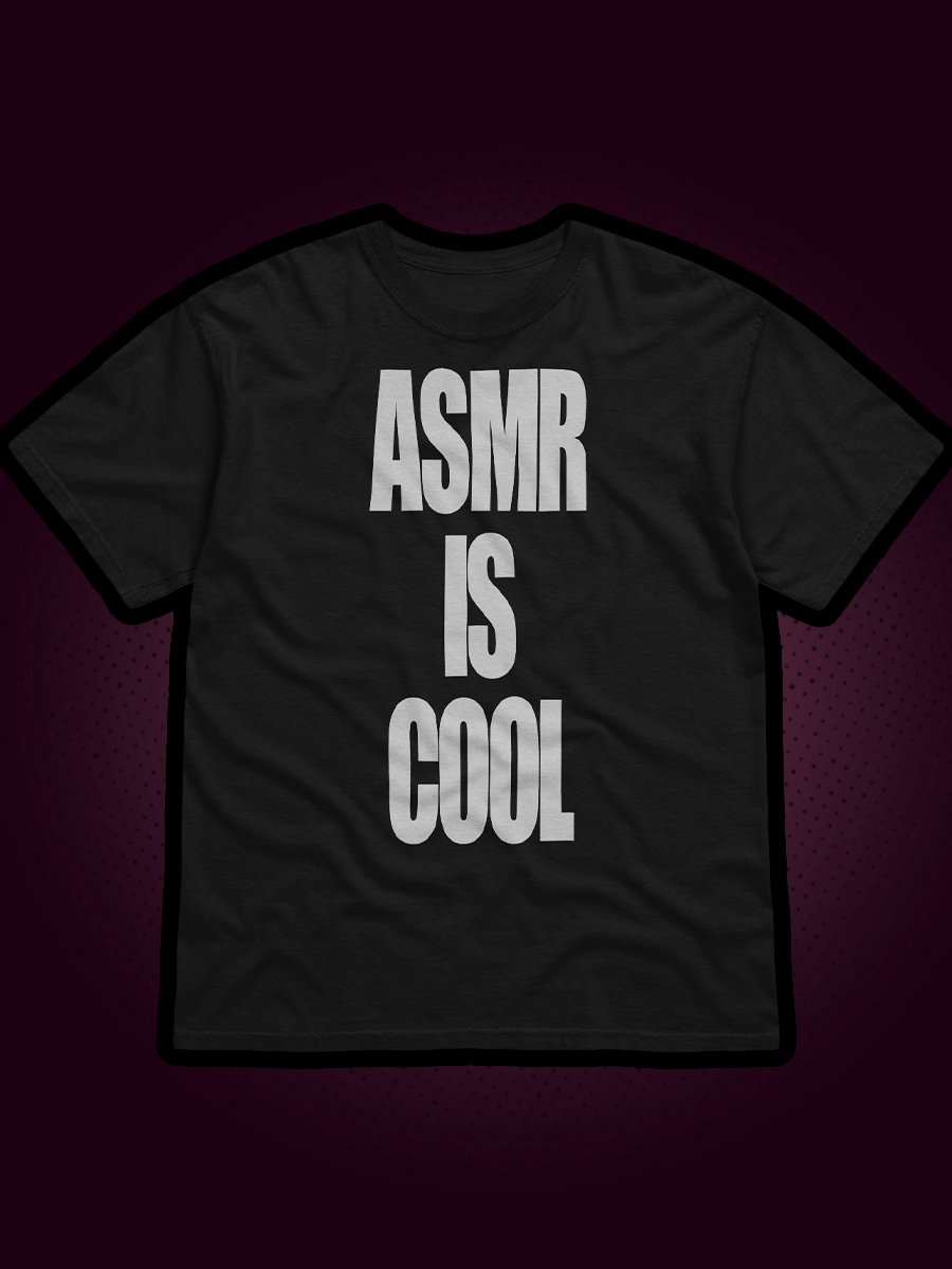 ASMR IS COOL (BLACK) product image (1)