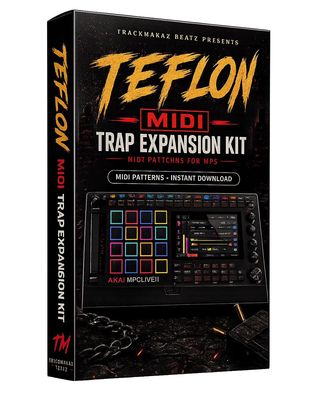 Teflon MPC Trap MIDI Expansion Kit: Dark Trap Drum & Melody Patterns product image (1)