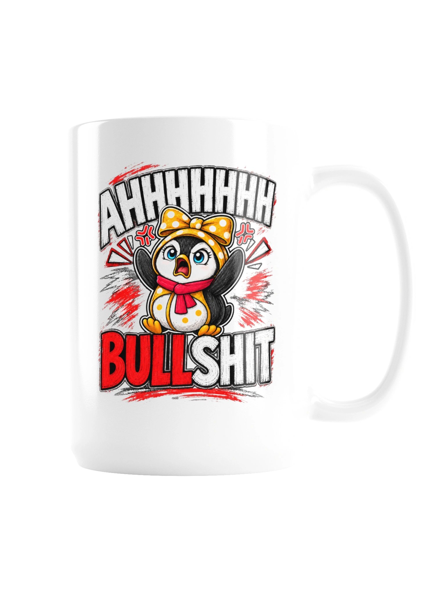 AHHHHHH Bullshit Lulu White Mug product image (3)