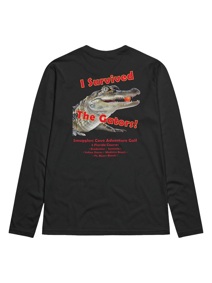 "I Survived the Gators" Longsleeve Fitted T-Shirt product image (6)