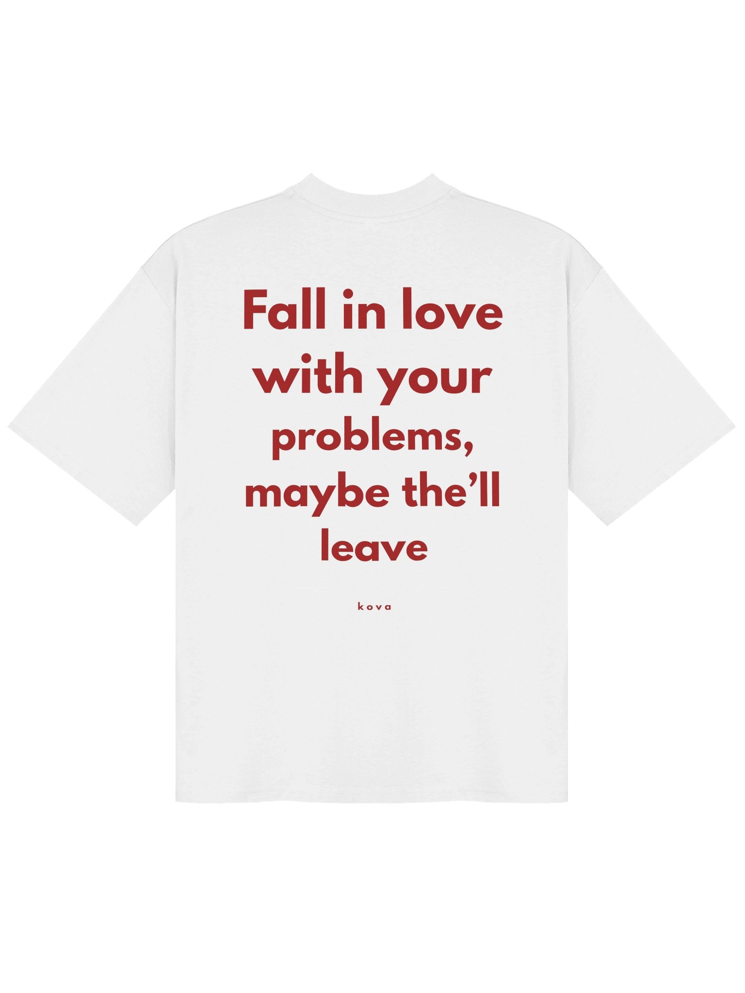 Fall in Love With Your Problems — Oversized Tee product image (1)