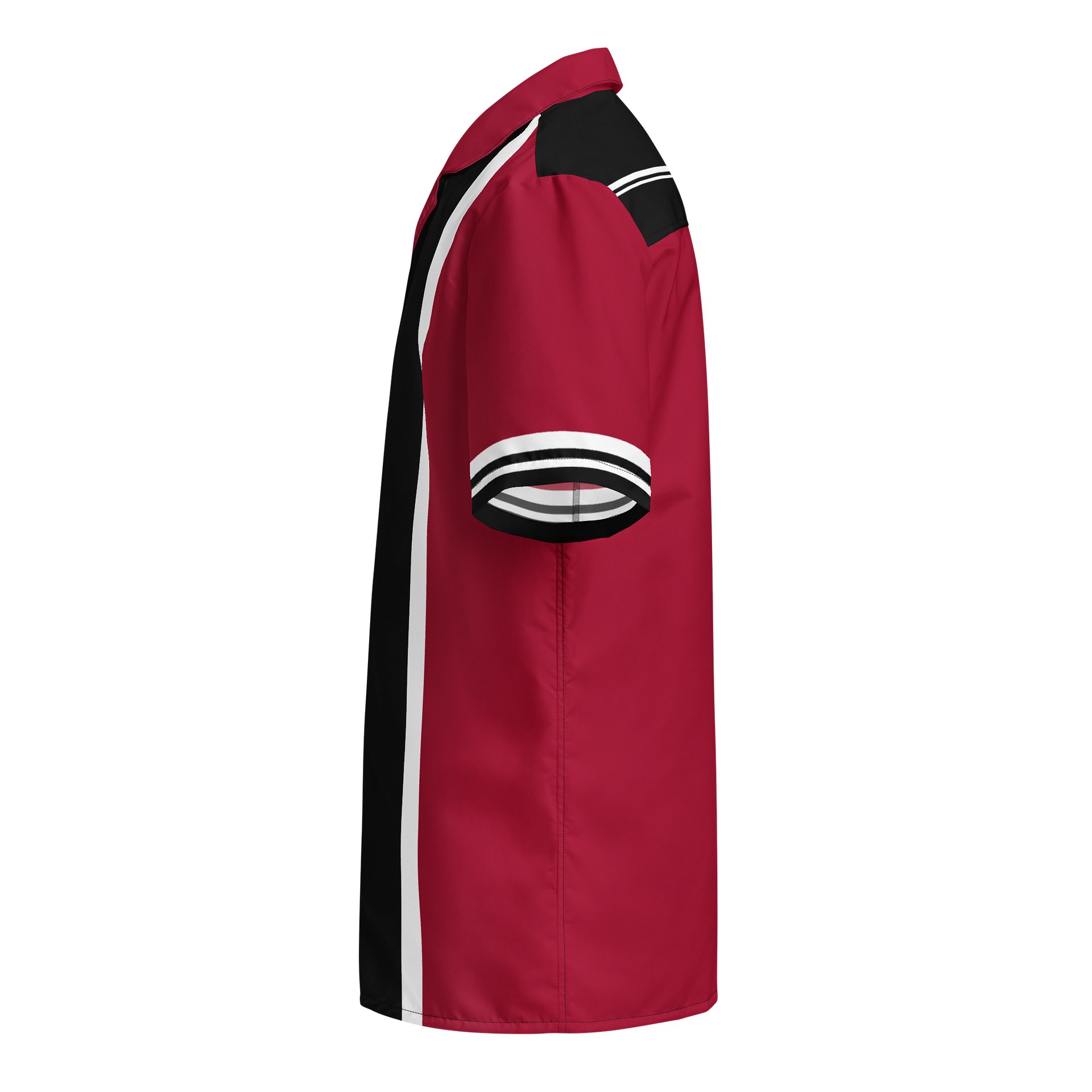Red Kat Skull Bowling Shirt product image (3)