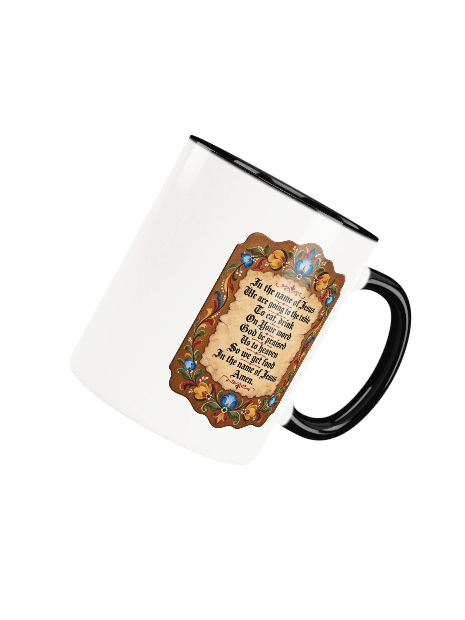 Norwegian Prayer Rosemaling Heritage Mug product image (4)