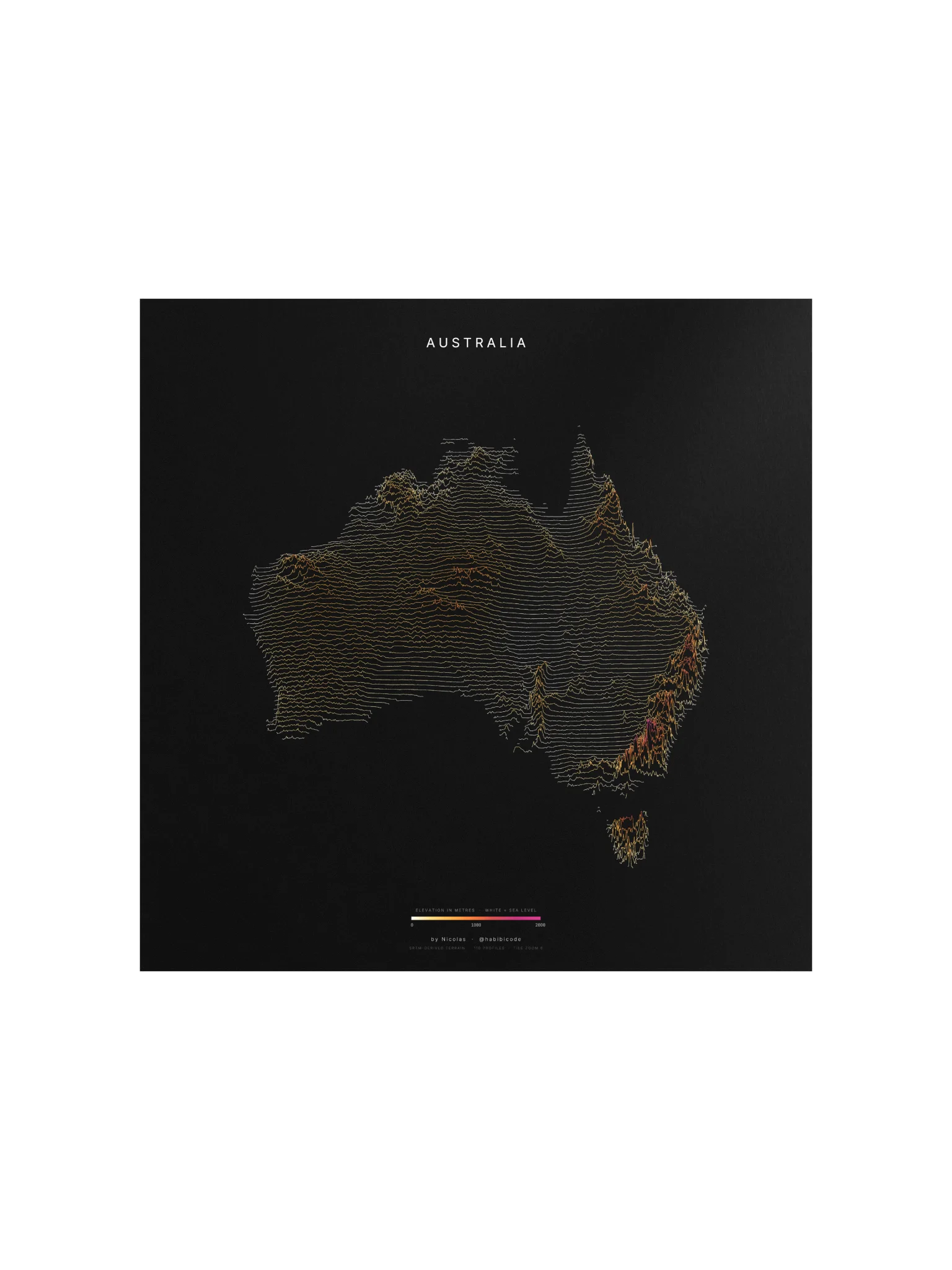 Ridgeline Poster - Australia product image (1)