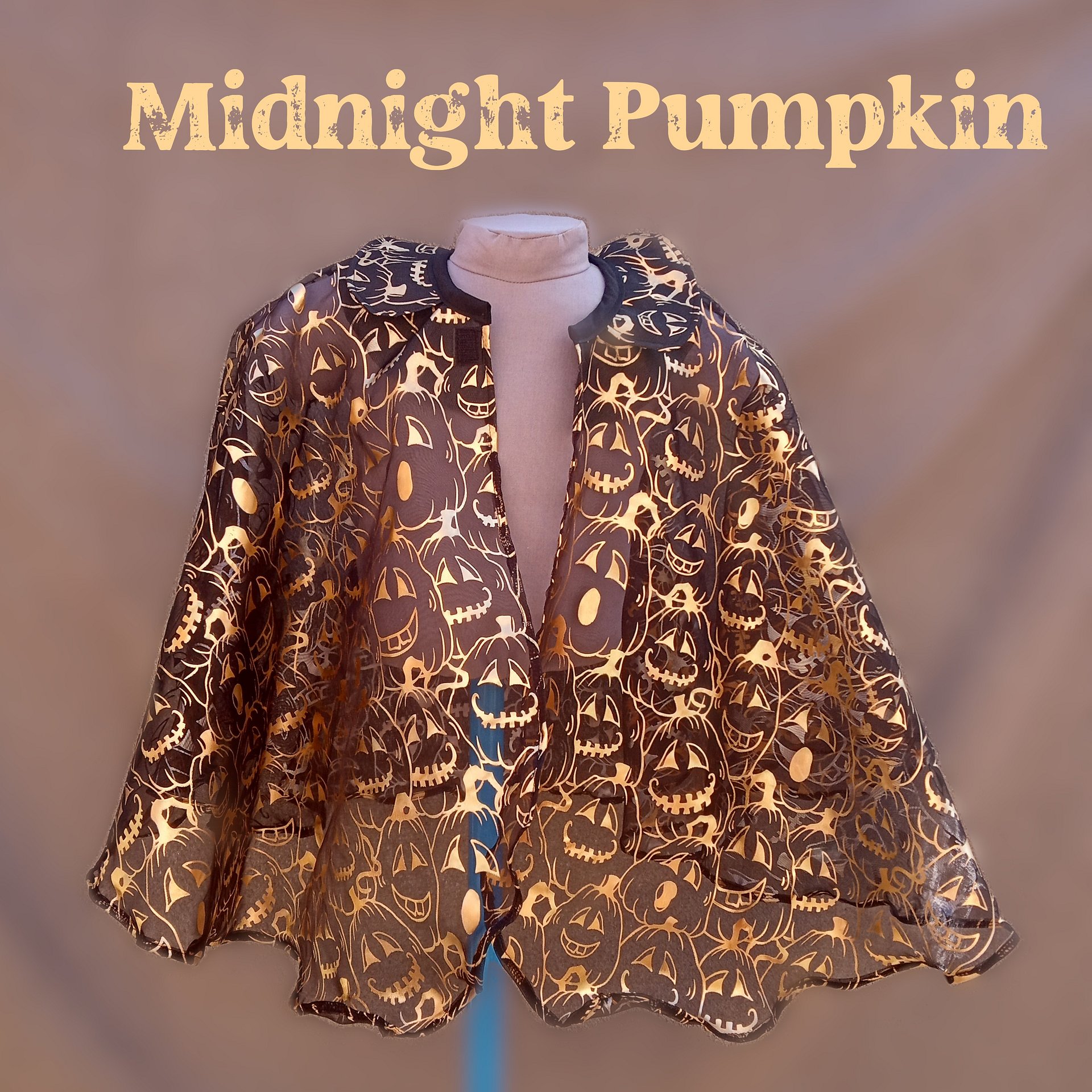 Midnight Pumpkin Cape product image (1)