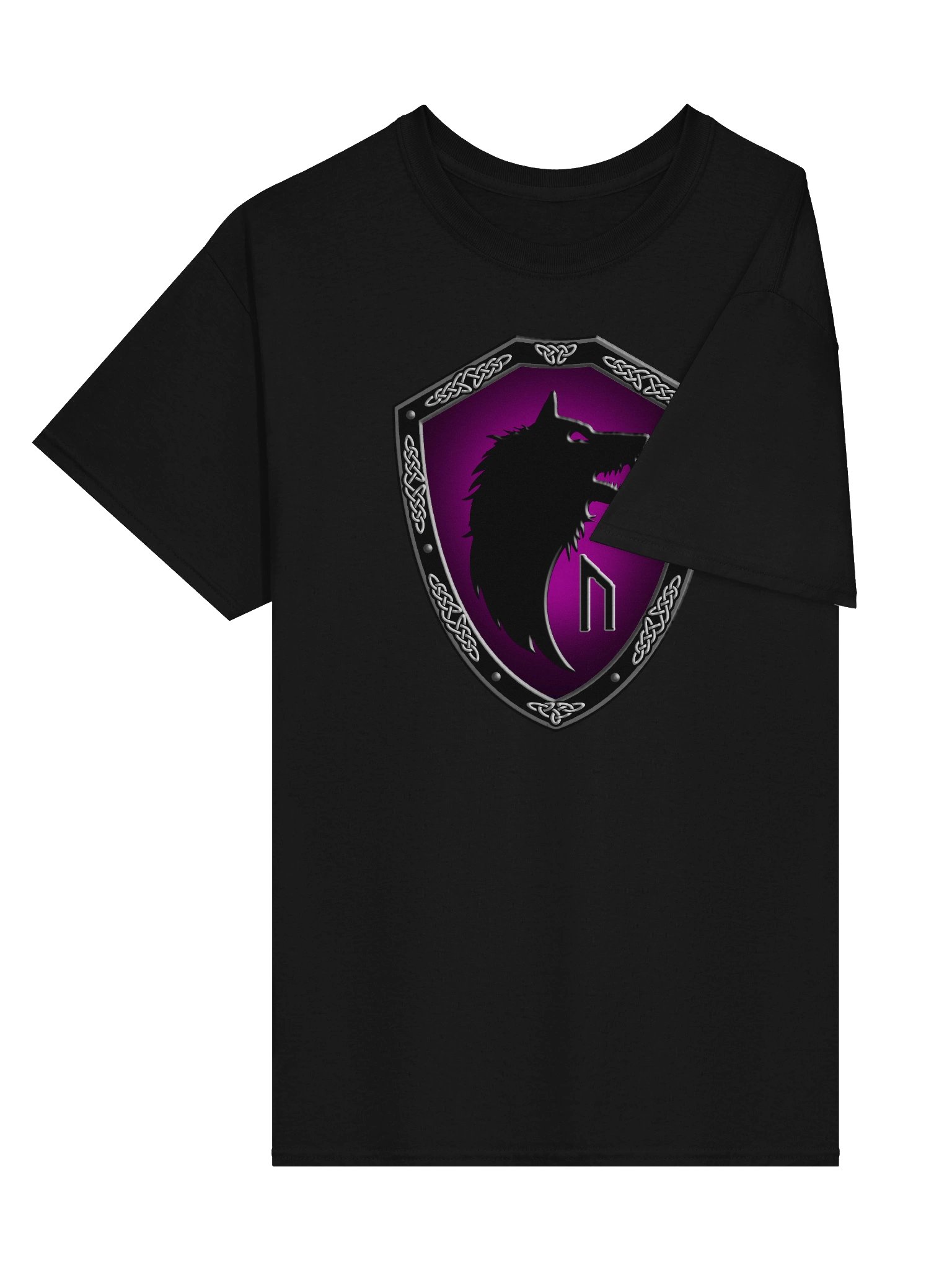 VIKING SHIELD 13 Wolf with (URUZ – Physical Strength, Speed, Untamed Potential) product image (3)