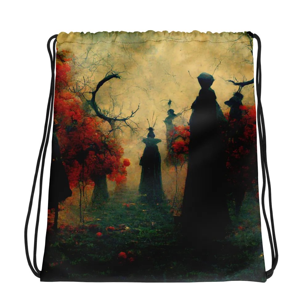 Mystic Forest All-Over Drawstring Bag product image (1)