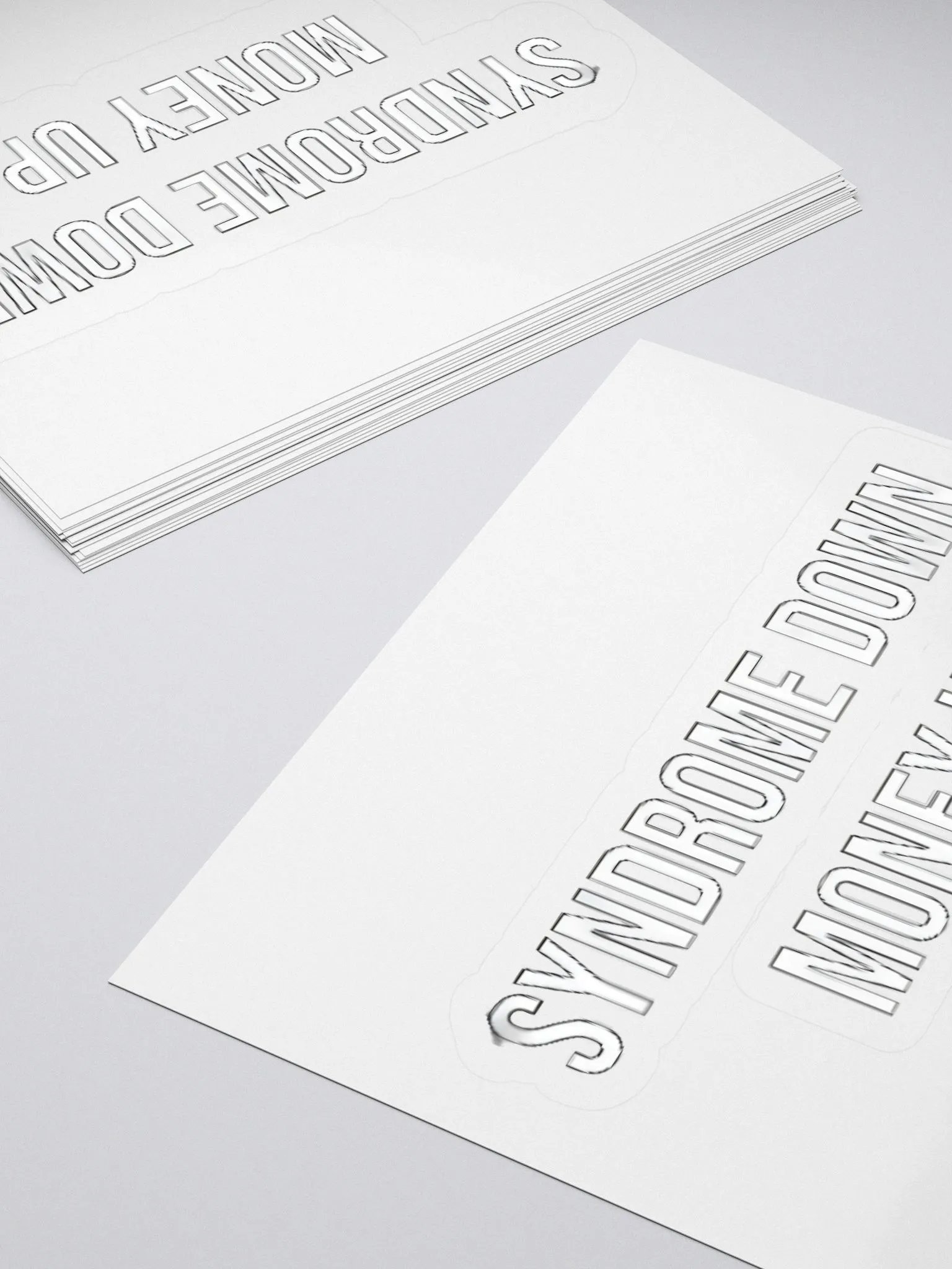 Syndrome Down Money Up Sticker product image (4)