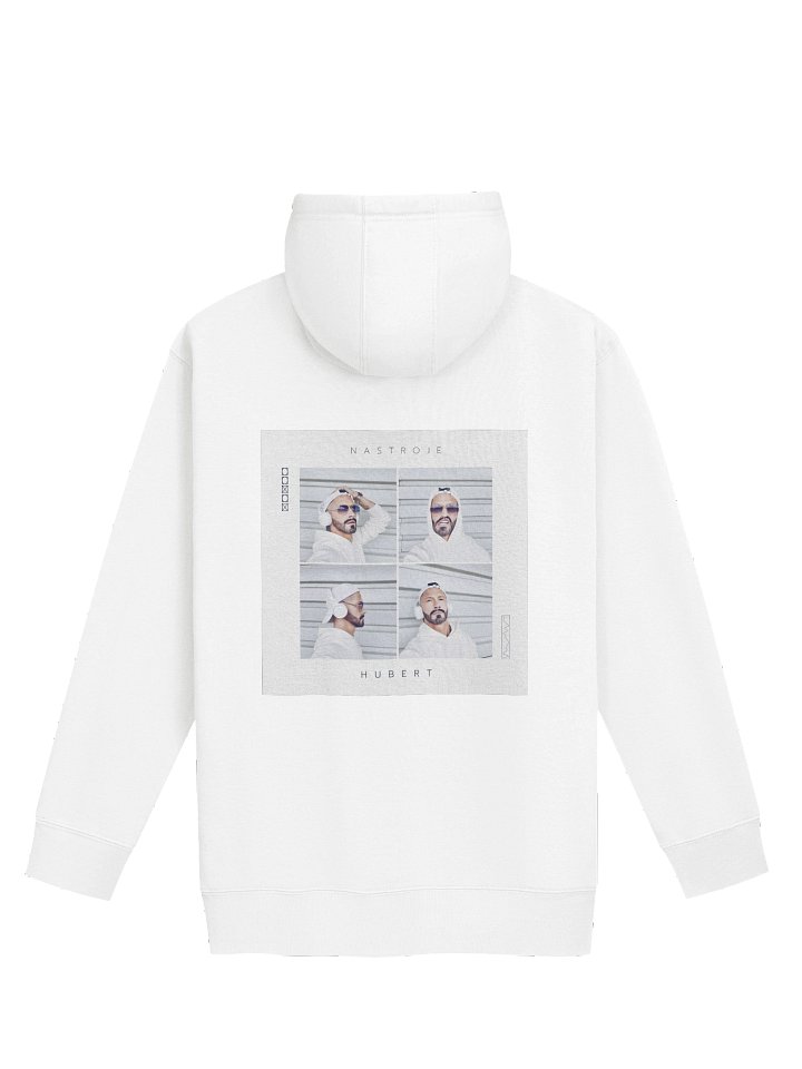 Hubert Bisto "Nastroje" Sweatshirt Back Unisex White product image (2)