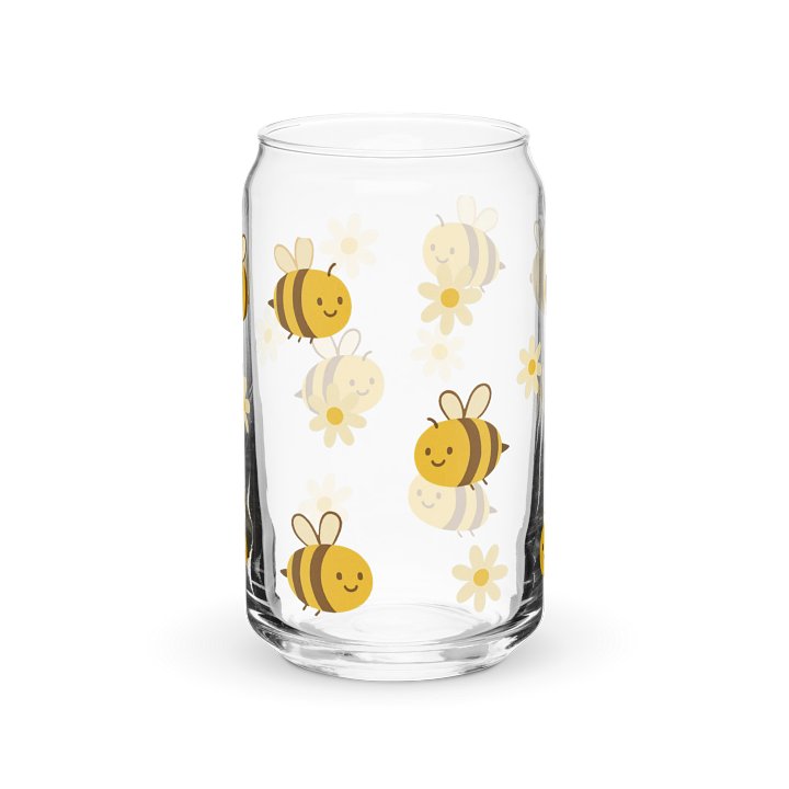 Buzzing Bee Can-Shaped Glass product image (2)