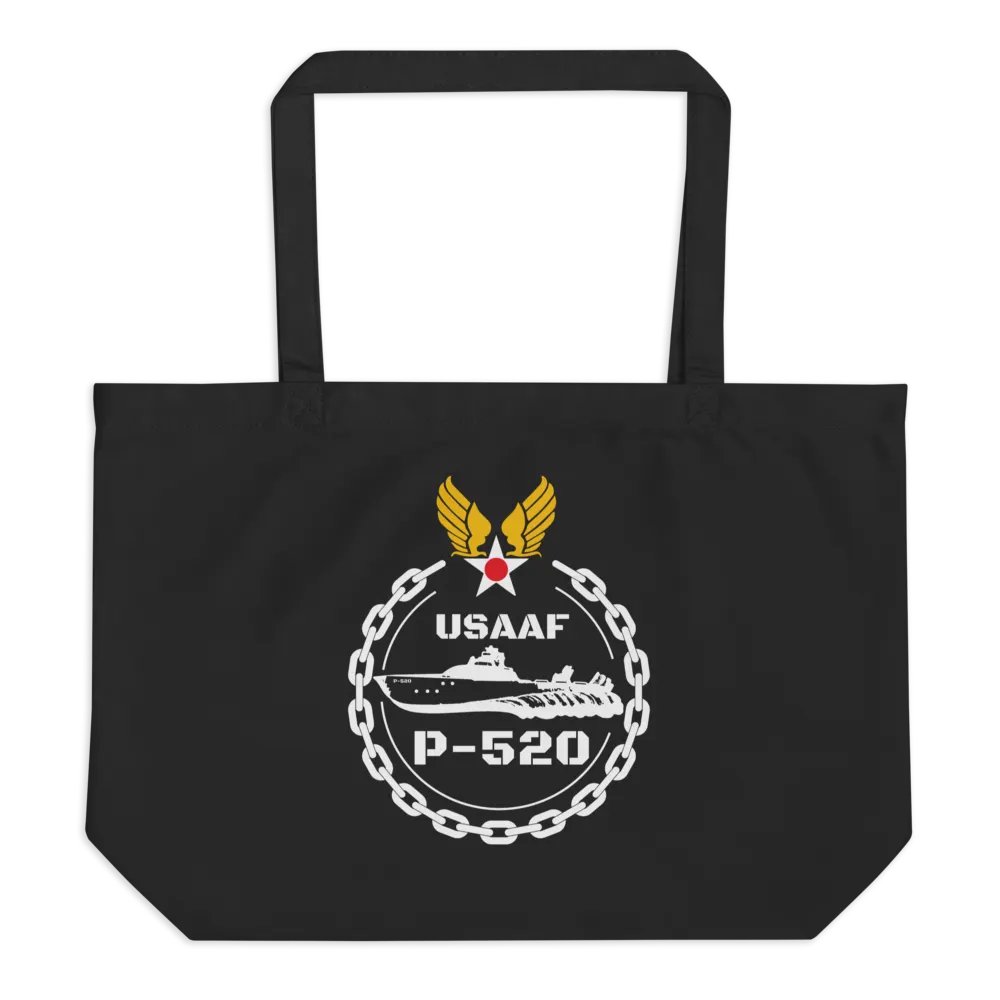 P-520 Crashboat Organic Cotton Twill Tote Bag product image (1)