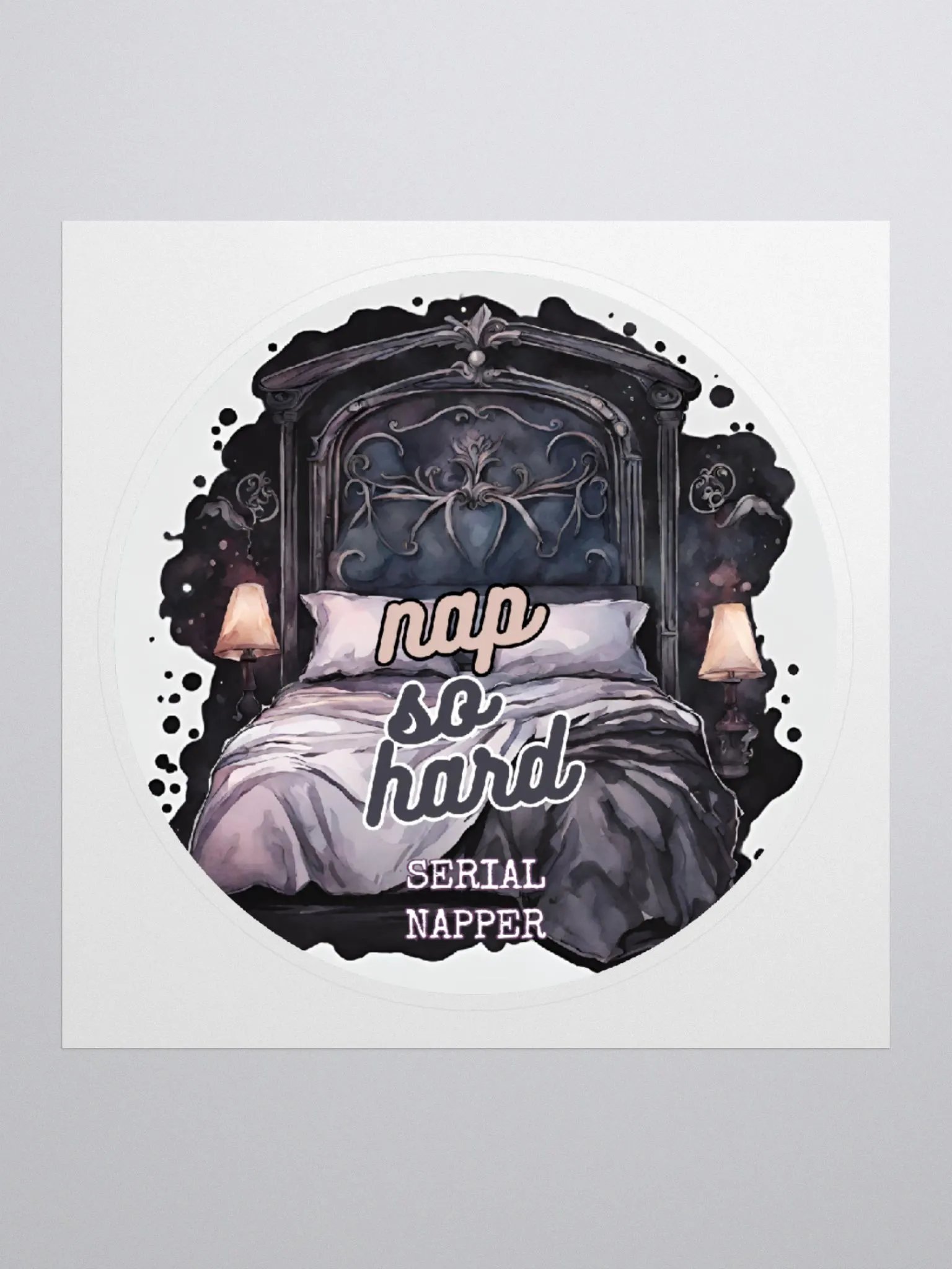 Nap So Hard Sticker product image (1)