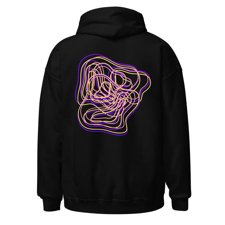 Vibrant Abstract Unisex Hoodie product image (1)