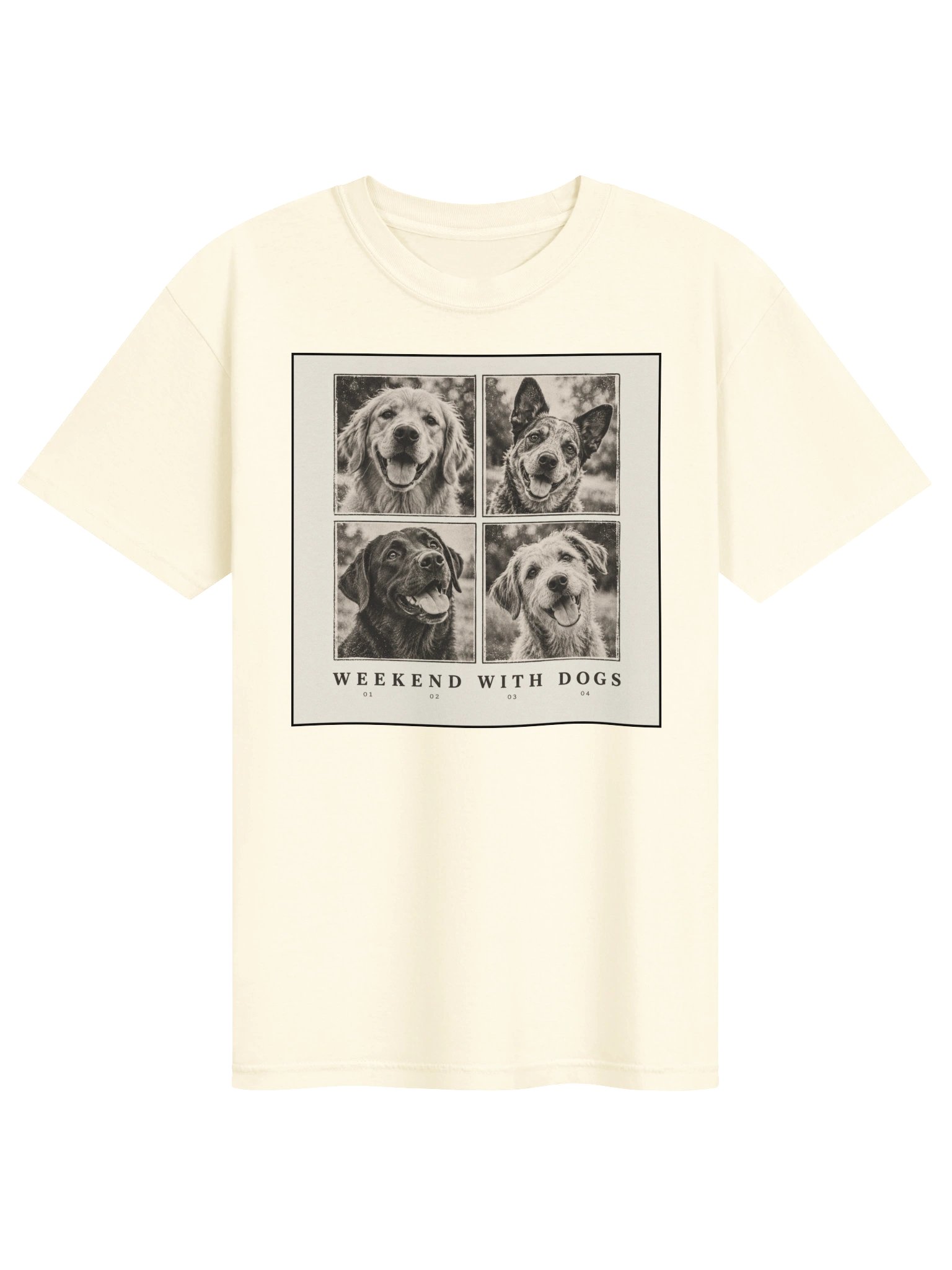 Vintage Dog Lover T-Shirt | Black and White Dog Graphic Tee | Weekend Dog Shirt | Retro Dog Lover Tee product image (27)