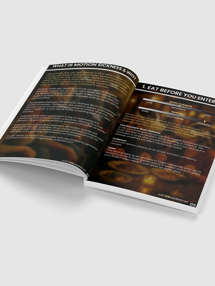 Beat VR Sickness - Lite Edition | Your Nausea-Free Guide Book product image (2)