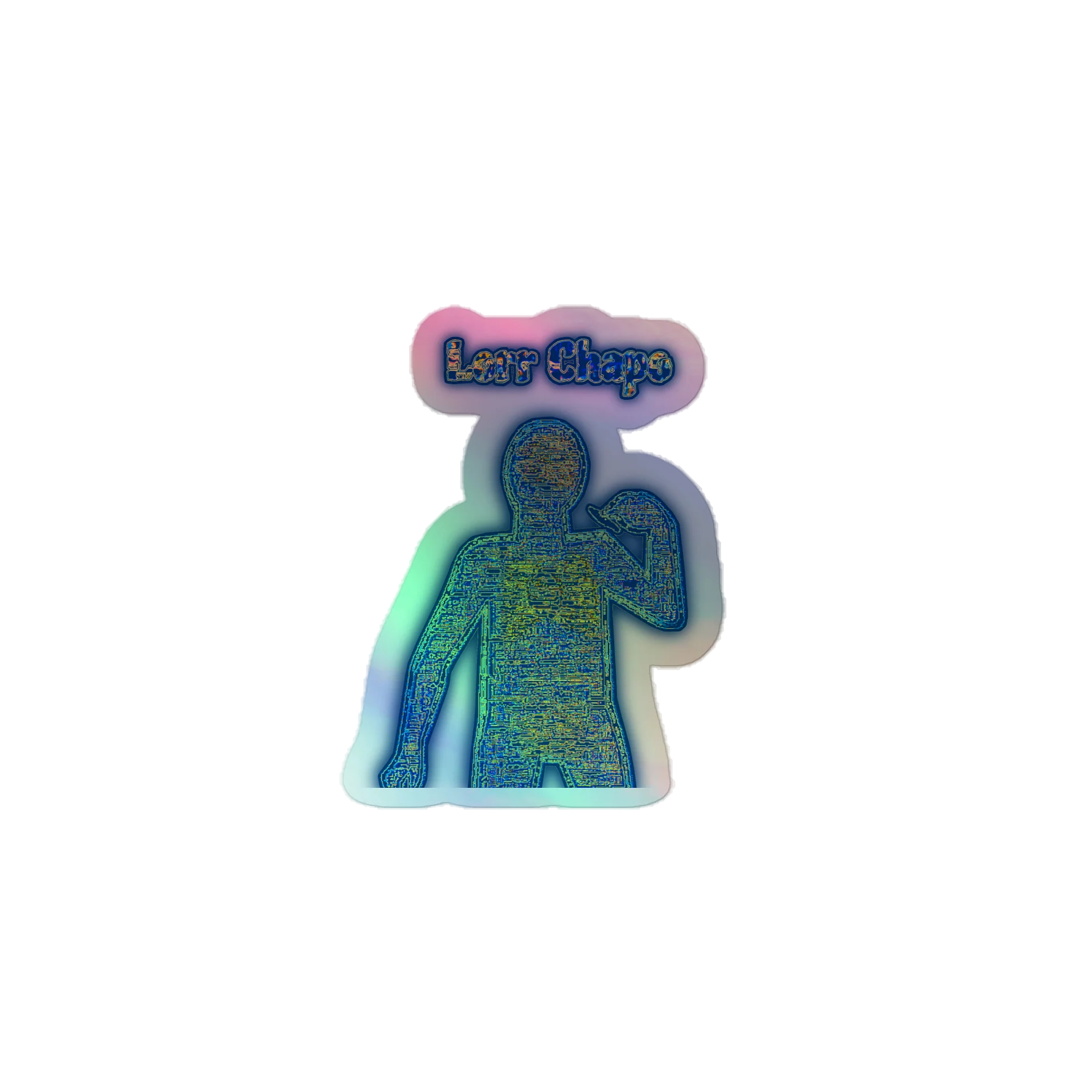 Lorr Chapo Blue Yellow Green Stickers product image (1)