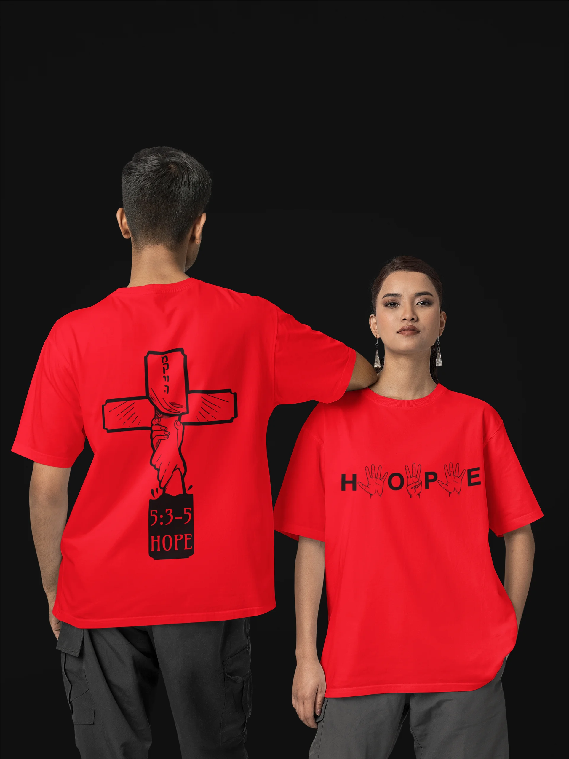 535 Hope logo (Short sleeve T) product image (9)