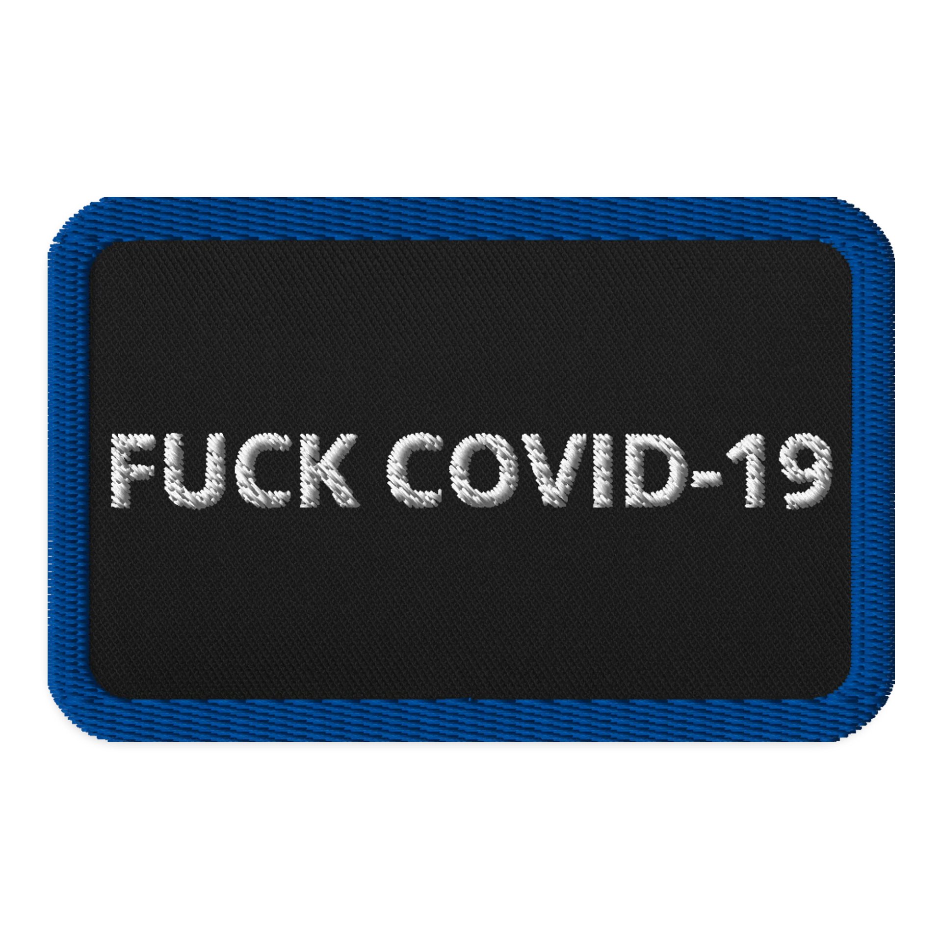 FUCK COVID-19 - Embroidered Patch product image (1)
