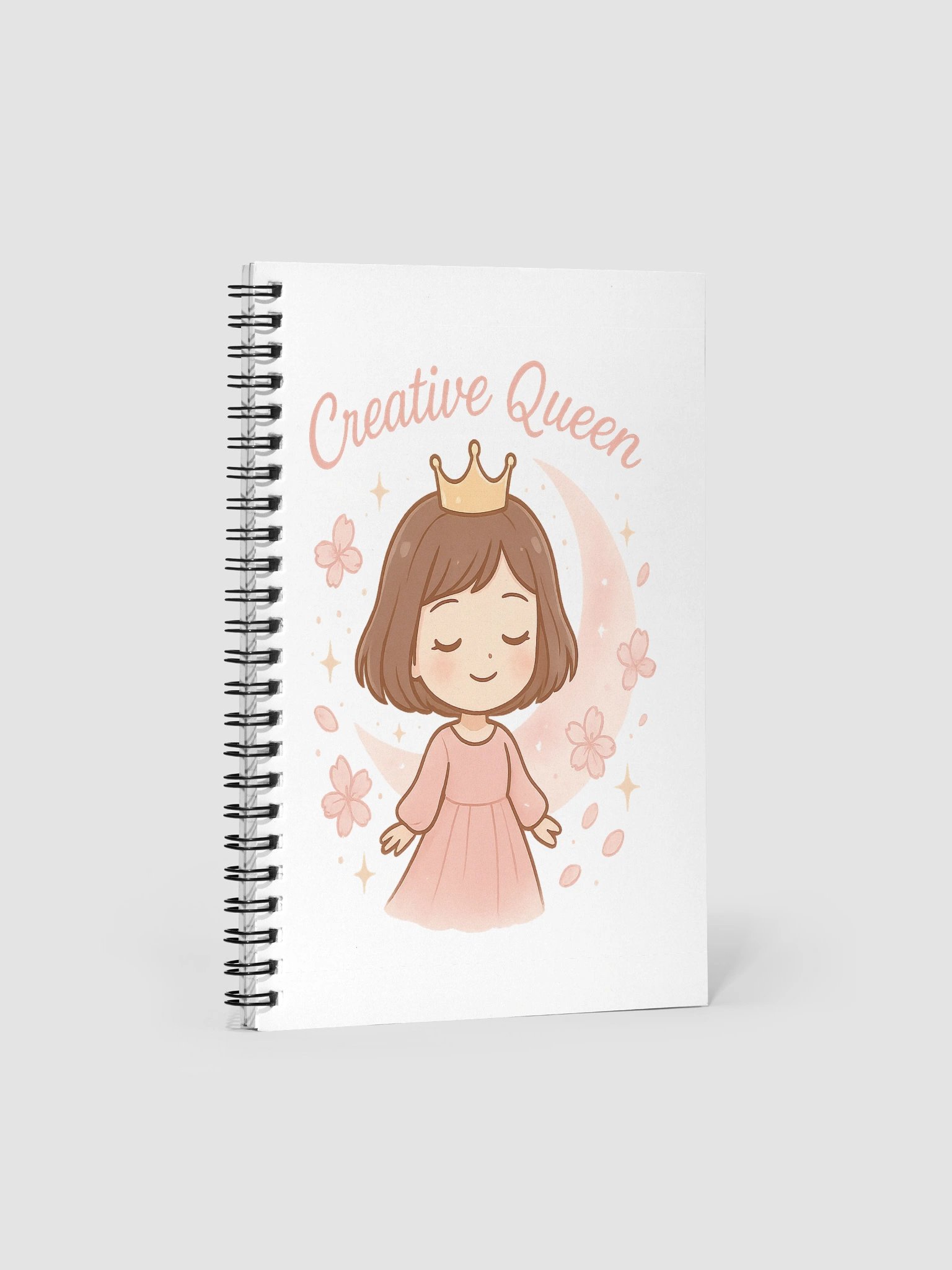 Creative Queen Notebook – Blush Pink Crown Edition product image (1)