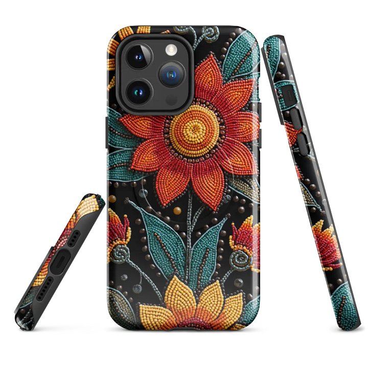 Beaded Blooms MagSafe® iPhone® Tough Case product image (1)