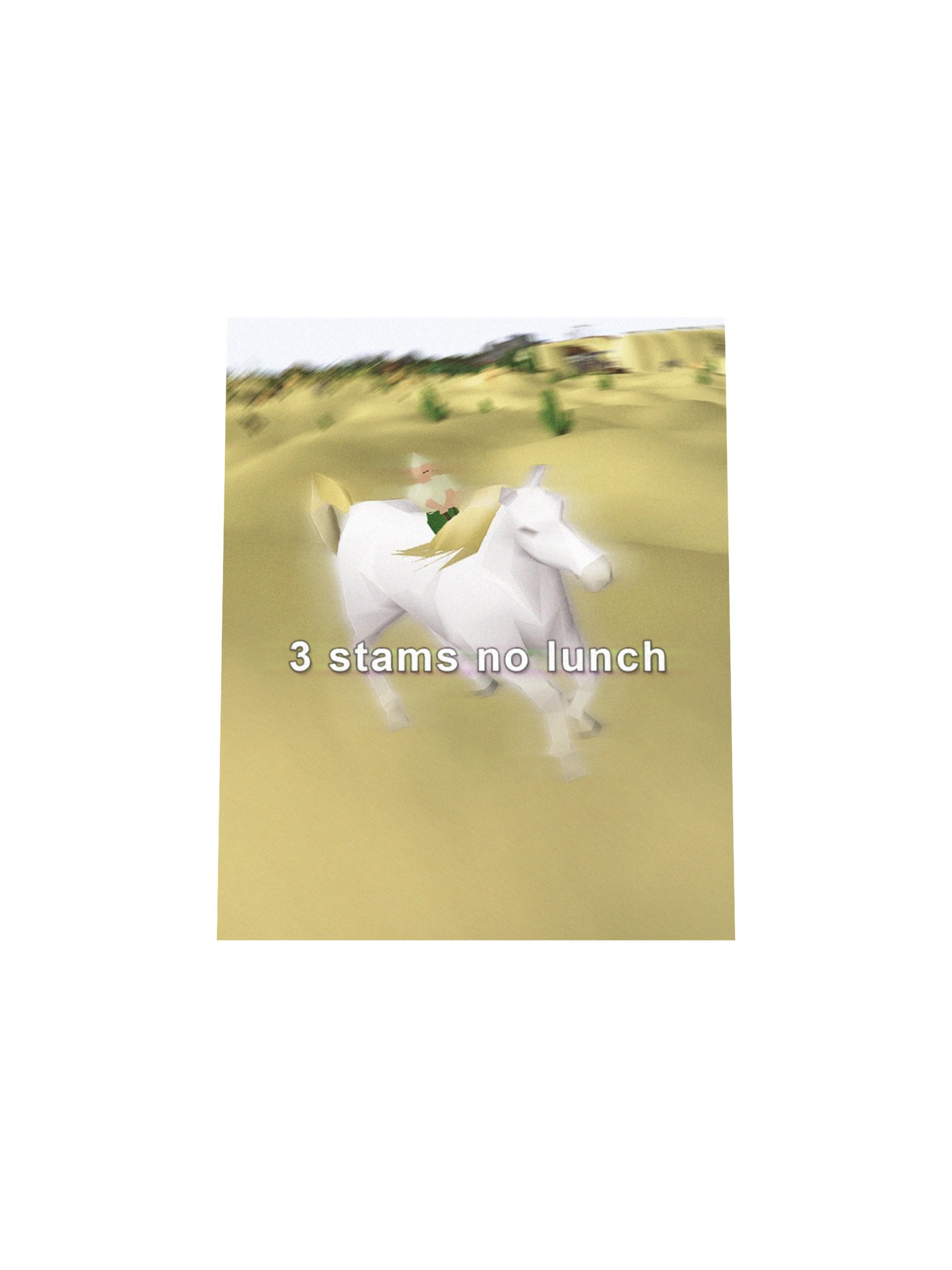 3 Stams No Lunch Print product image (4)