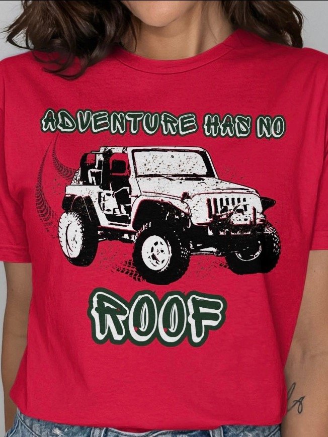 Adventure Has No Roof Off-Road Jeep SUV Mud Splattered Graphic Design Print Outdoor Enthusiast product image (7)