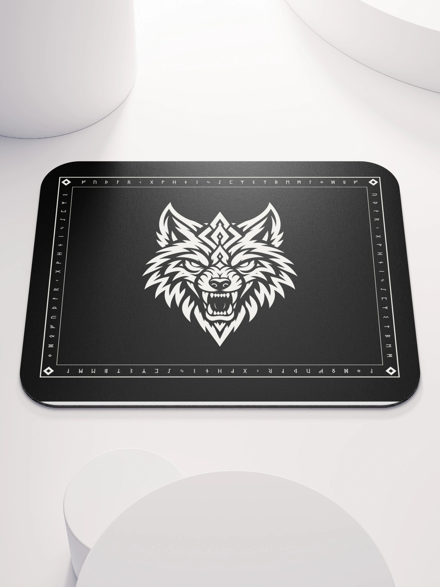 Fenrir — Bone Ink Mouse Pad product image (2)