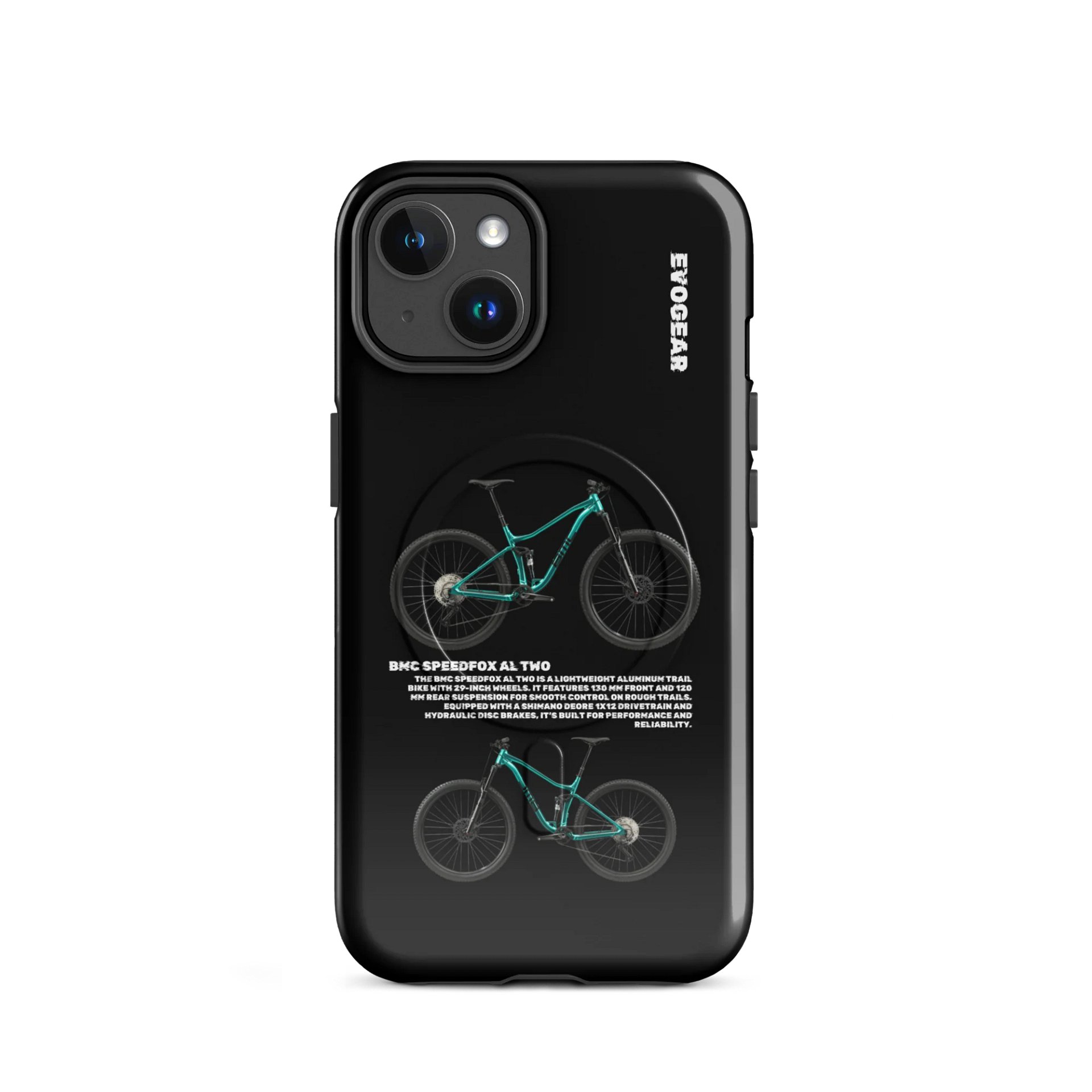 Black BMC Speedfox AL Two iPhone MagSafe Case product image (27)