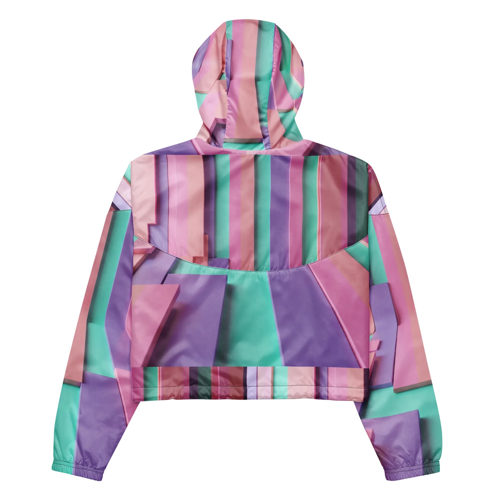Pastel Geometric Dream Women's Windbreaker product image (5)