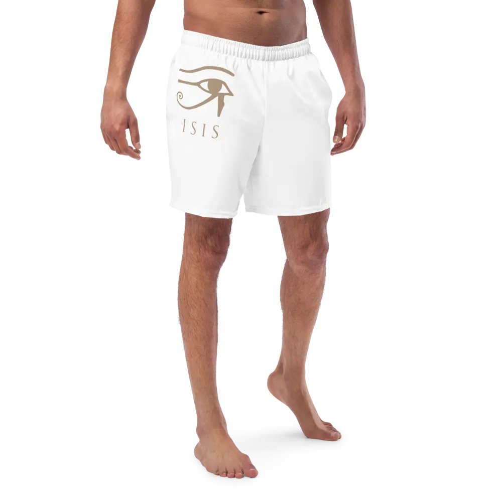 Isis White Swim Trunks product image (1)
