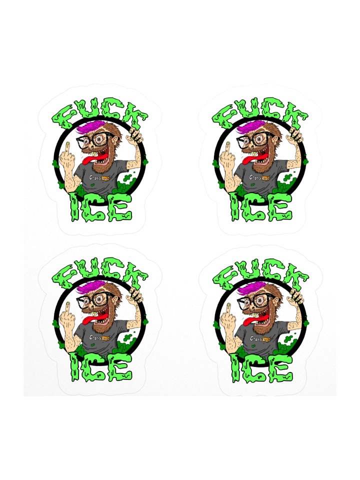 Fuck Ice Kiss Cut Stickers product image (1)