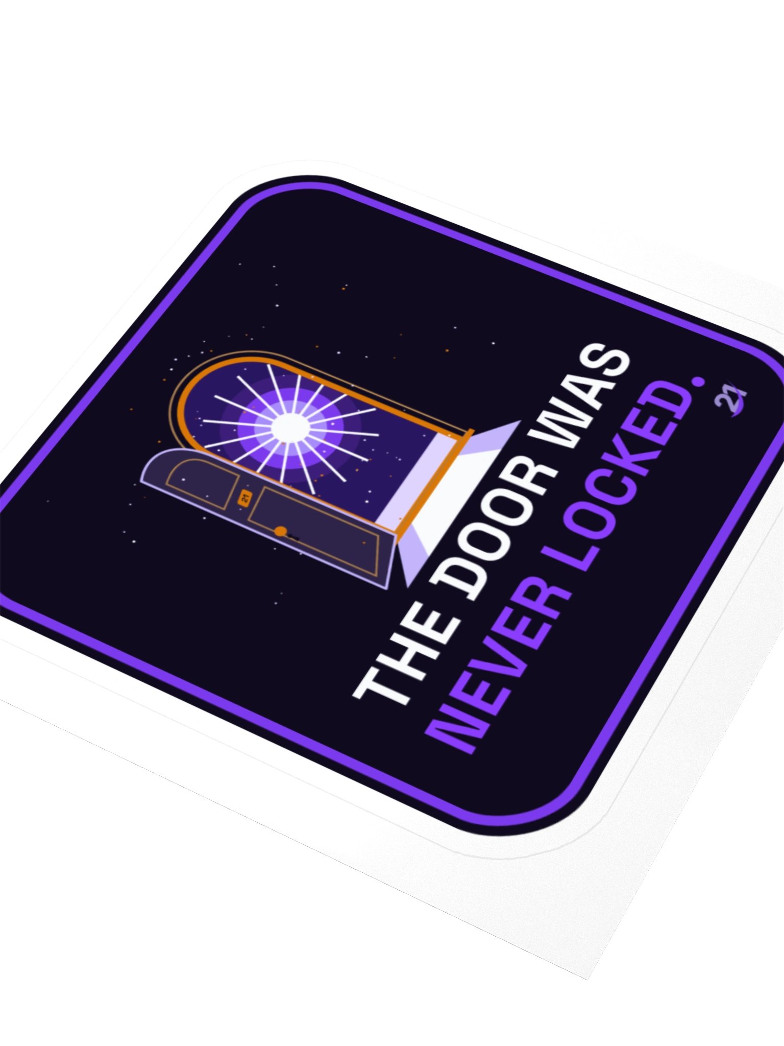 The Door Was Never Locked Sticker product image (3)