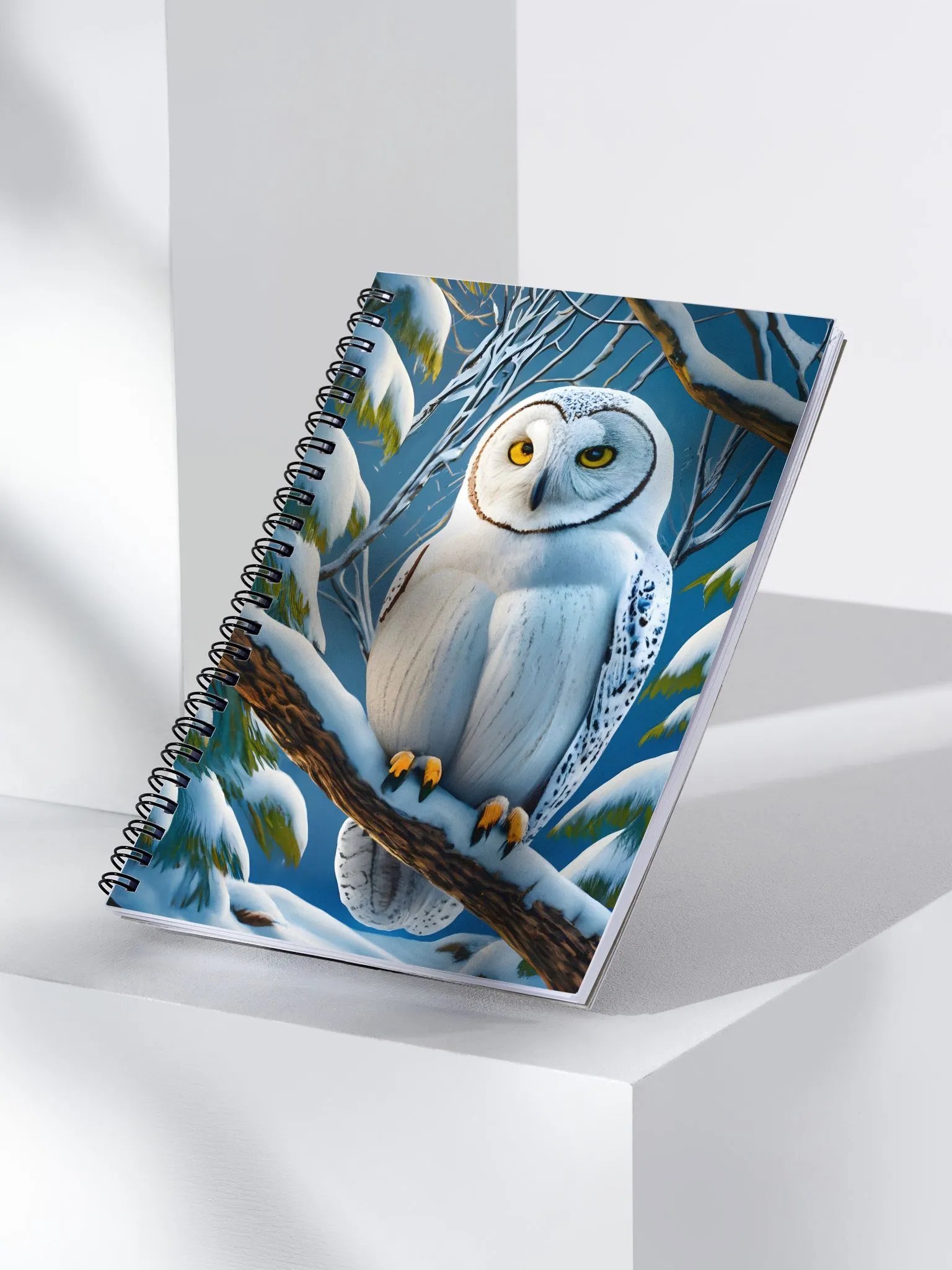 Snowy Owl Dreams Spiral Notebook product image (3)