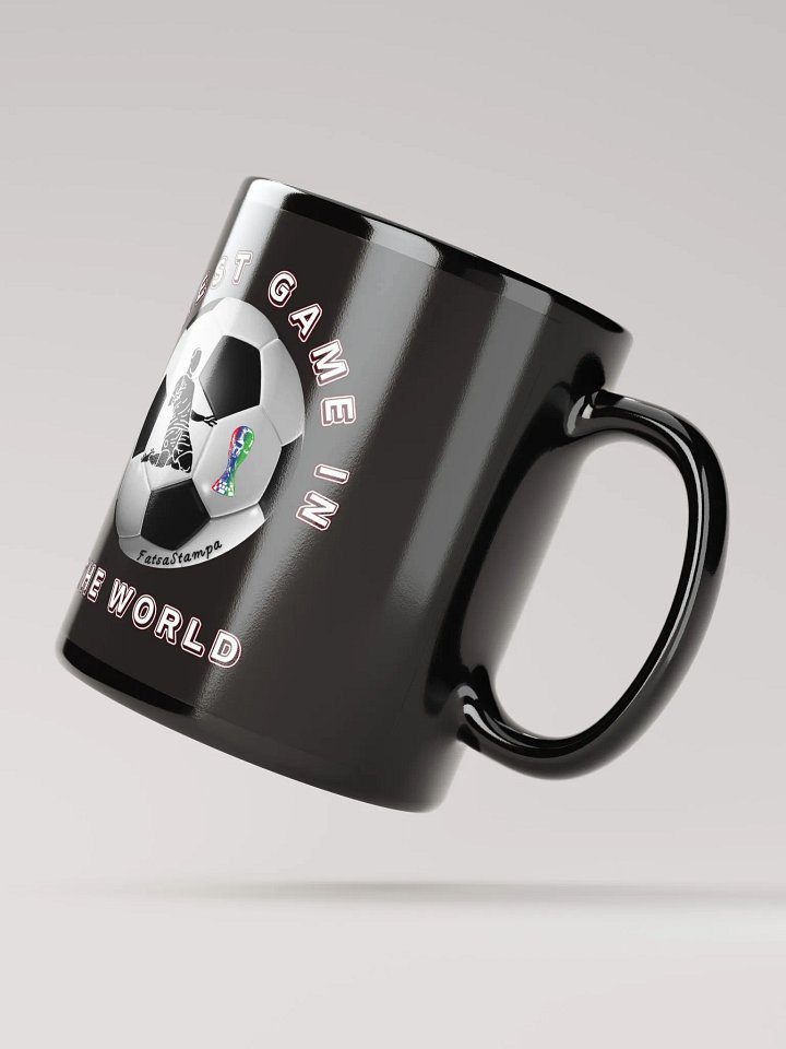 Soccer Celebration Black Mug product image (2)