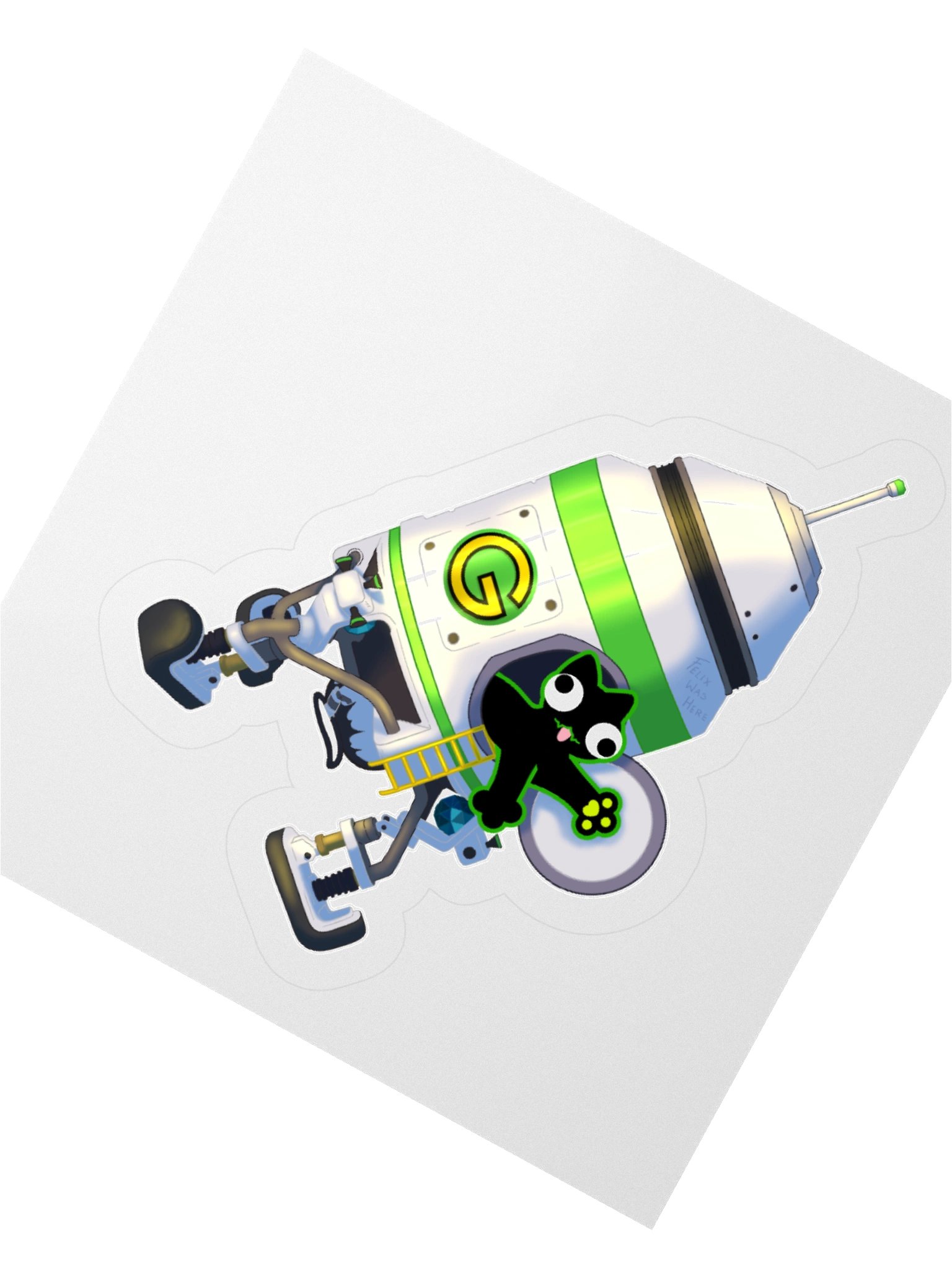 Sticker - DerpCat II Rocket product image (6)