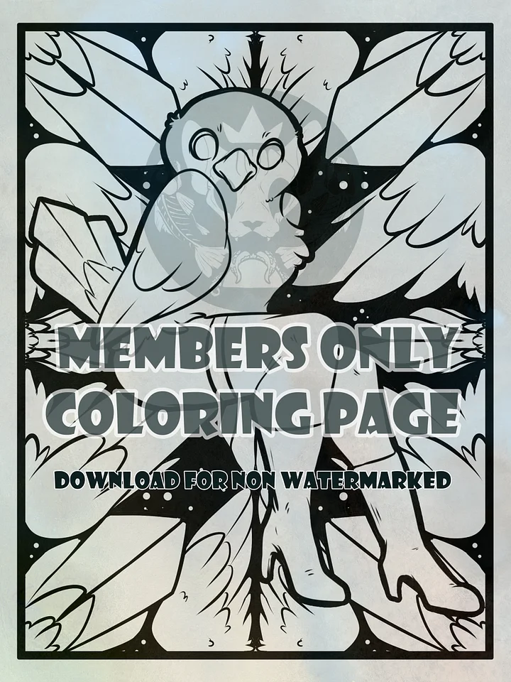 Heels Bird- coloring page product image (1)