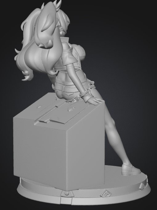 Sexy Nicole Demara .STL - 3D model instant download! Original fan art product image (3)